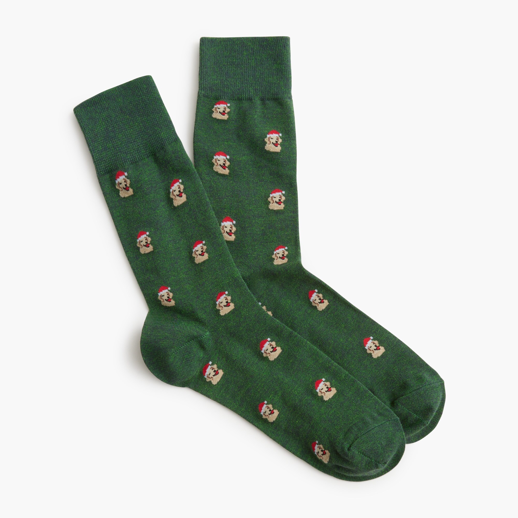 holiday dog socks for men