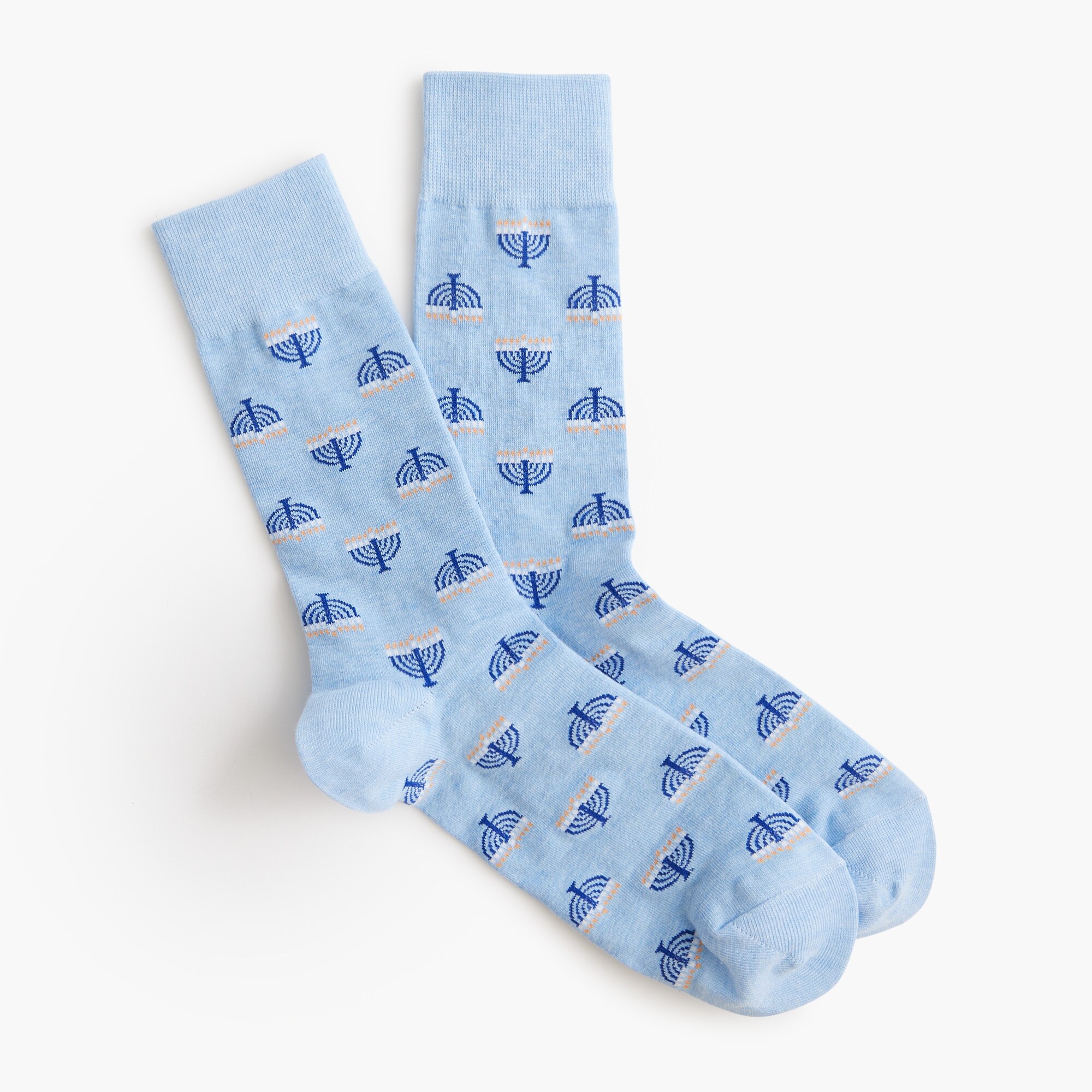 menorah socks for men
