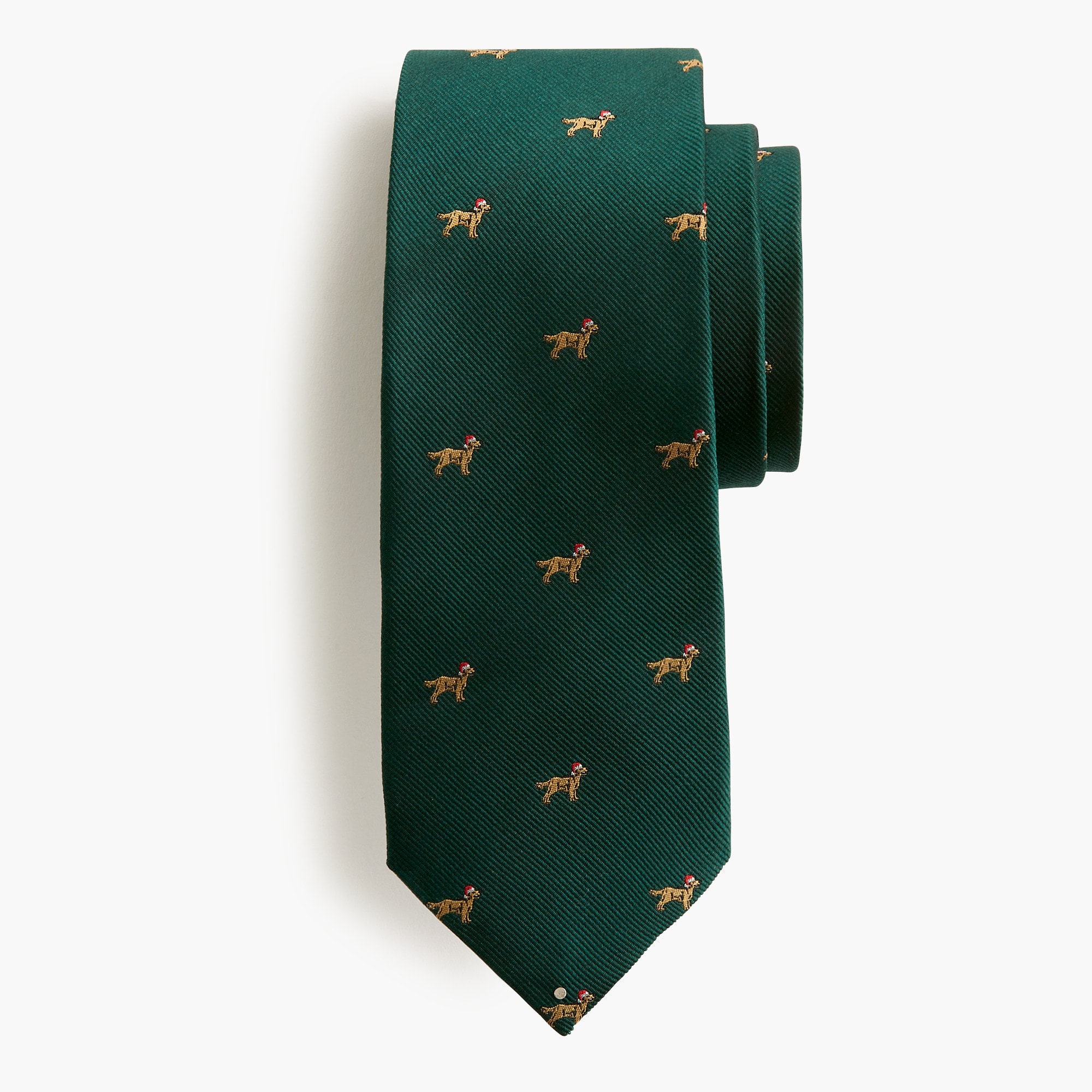 mens Holiday dog tie