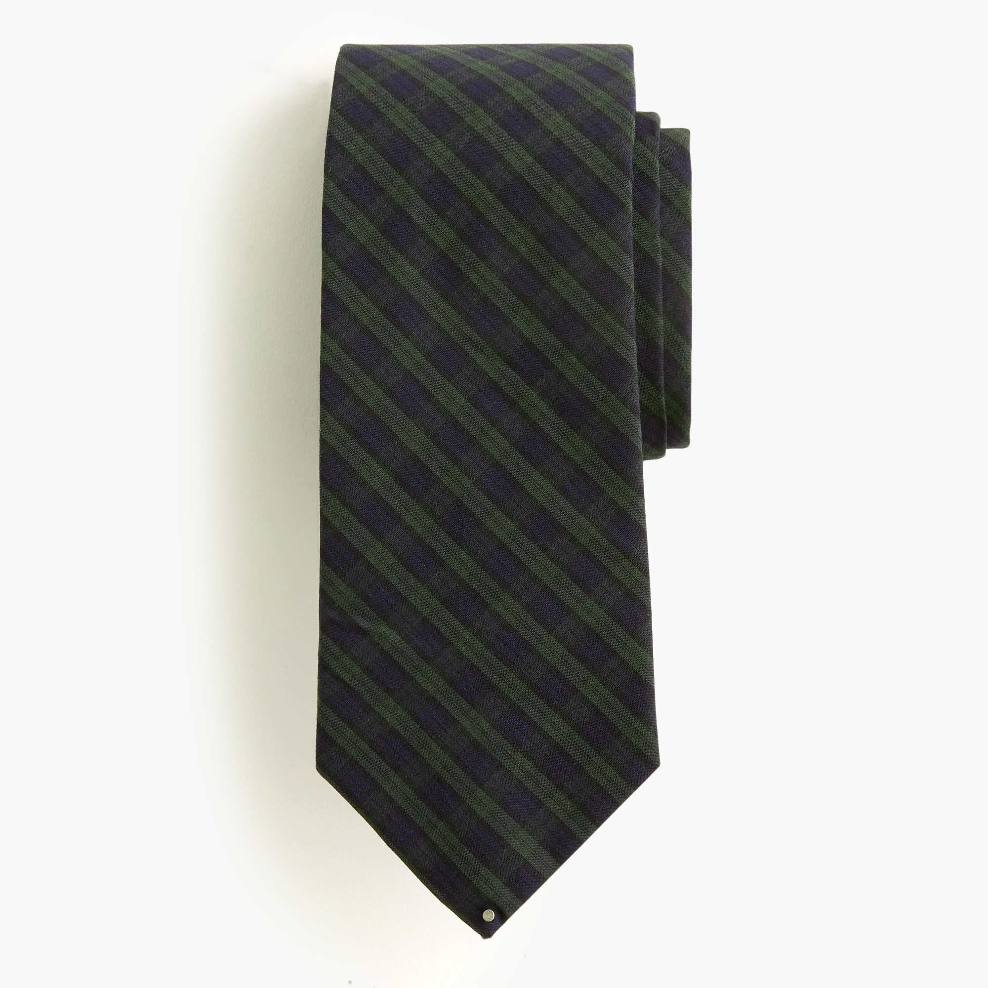 plaid tie for men