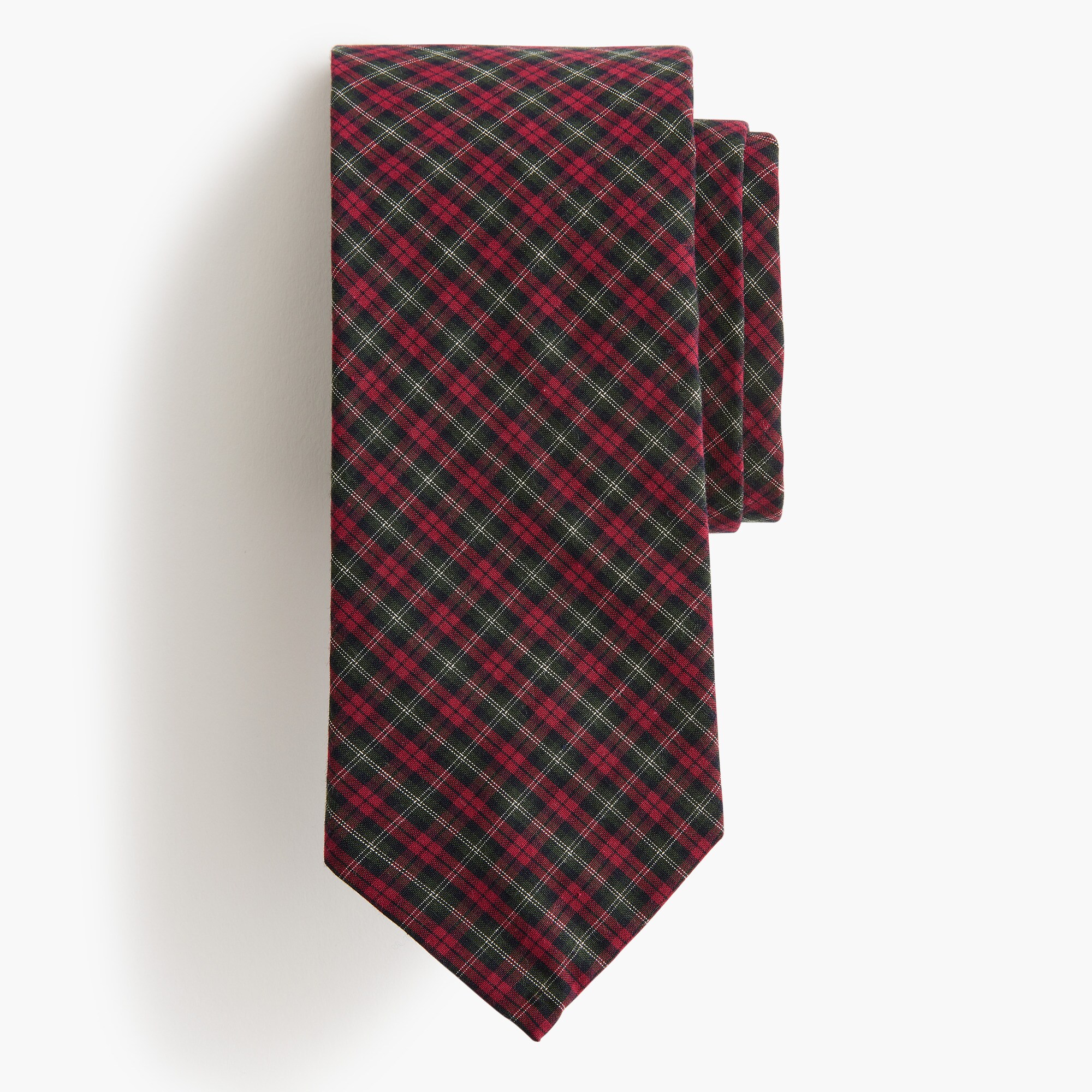 tartan tie for men