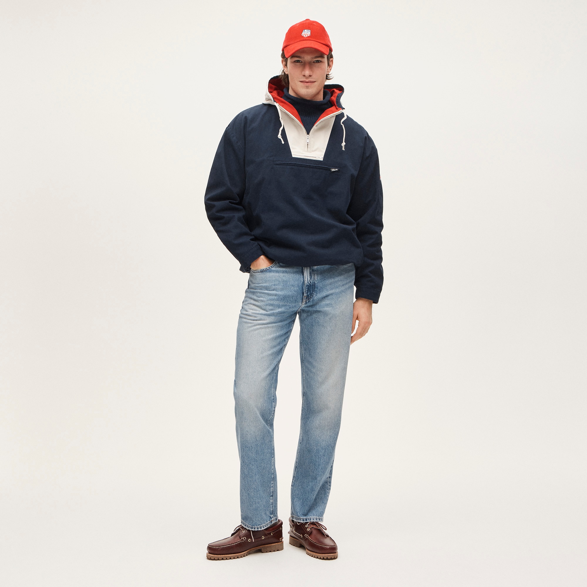Lightweight Sunfaded French Terry Short-sleeve Sweatshirt For Men