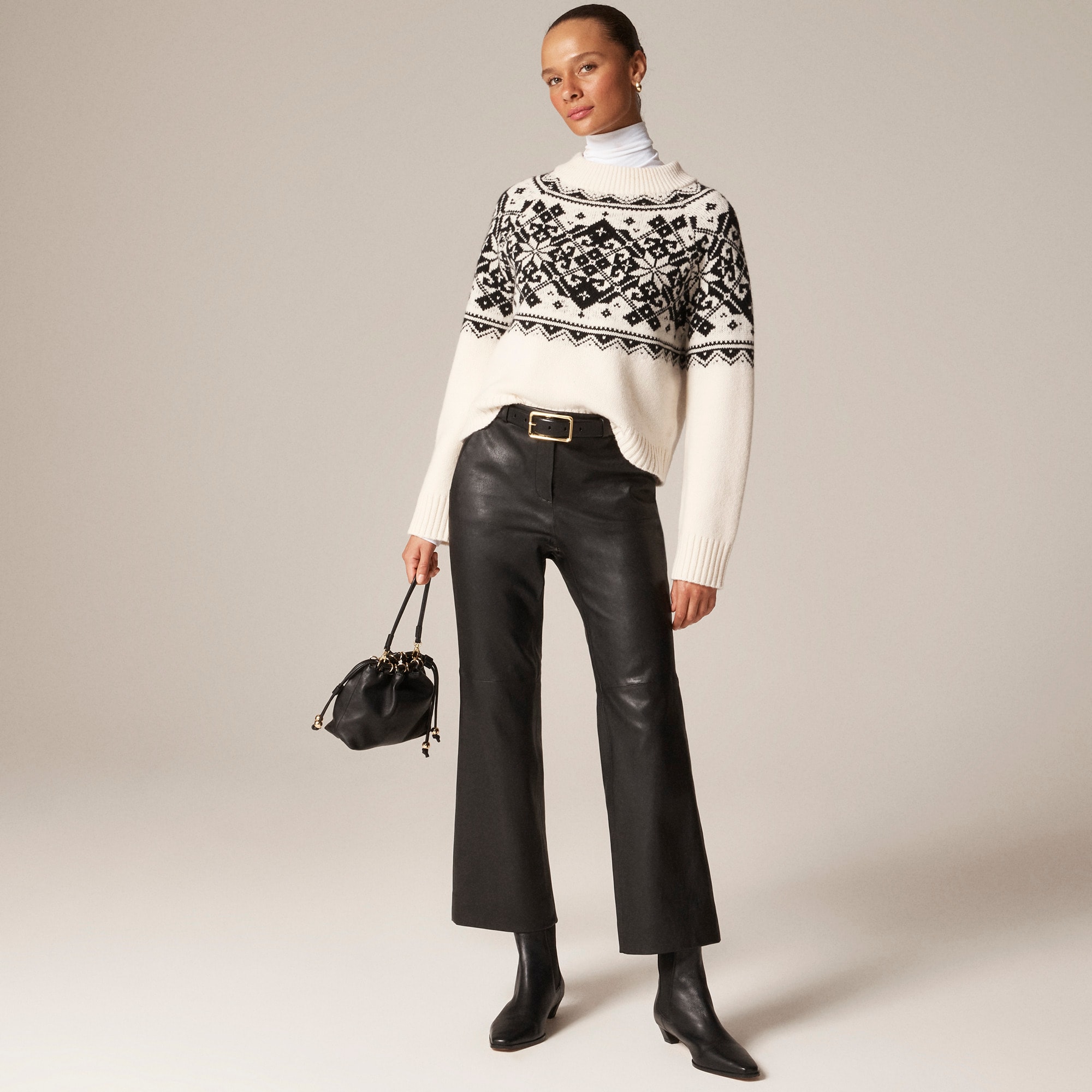 womens Kaya pant in leather