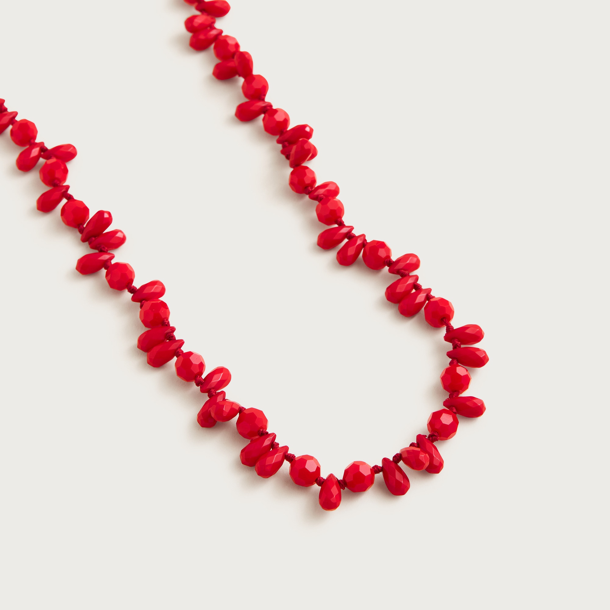 Long beaded necklace