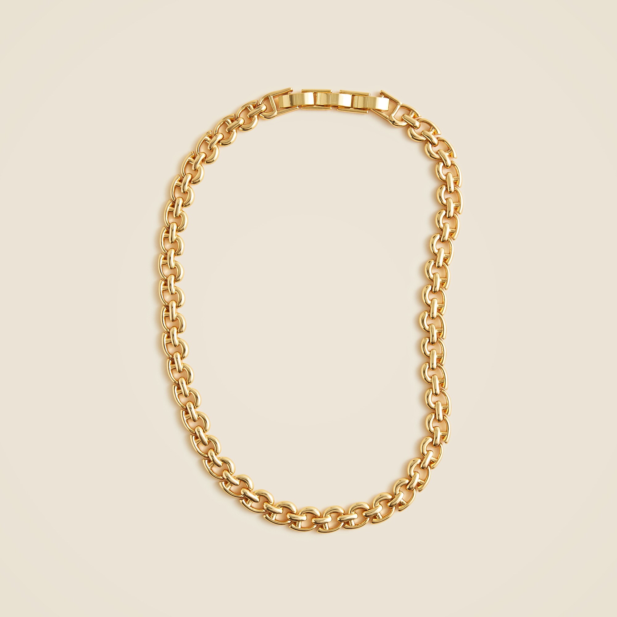  Metallic chainlink necklace