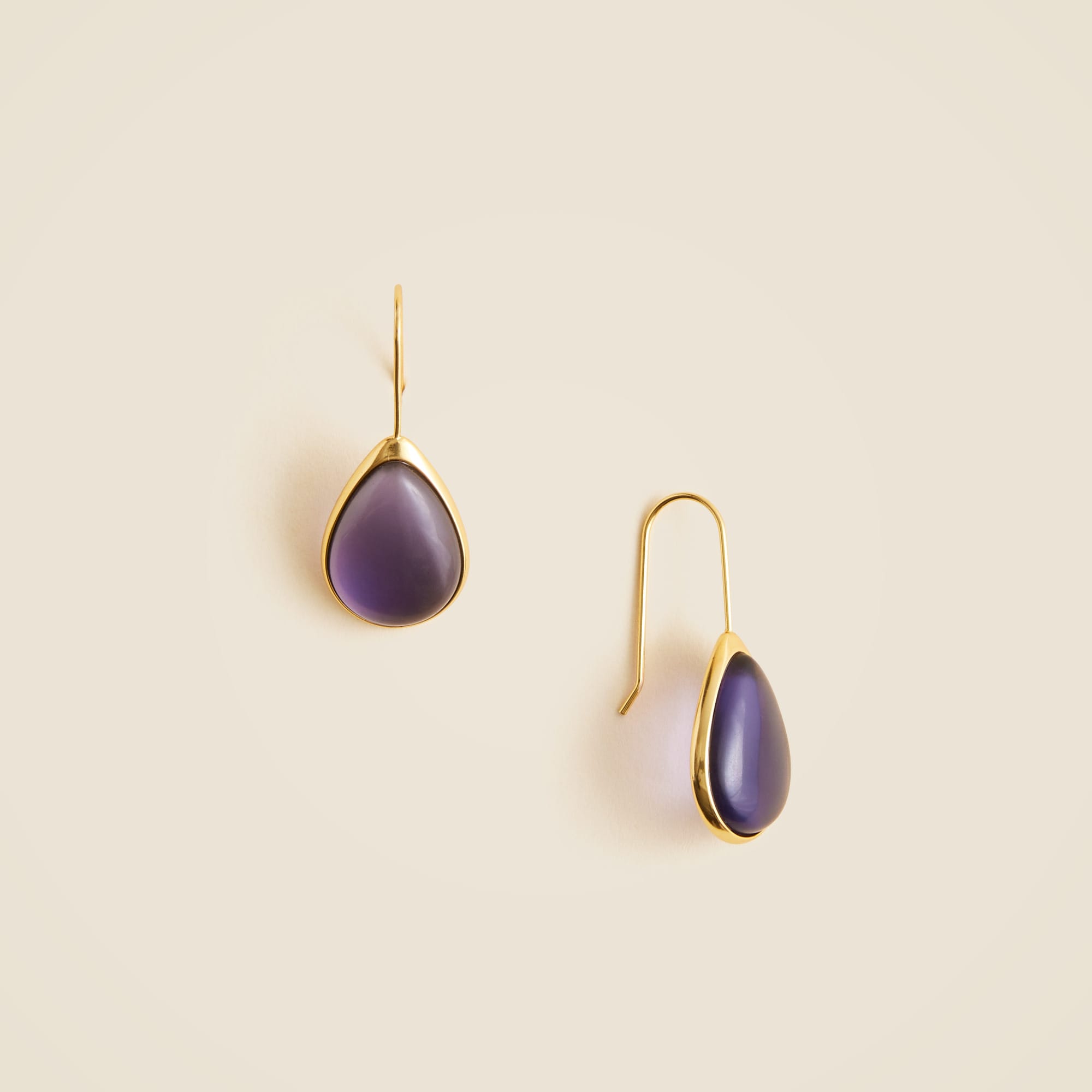 womens Stone teardrop earrings