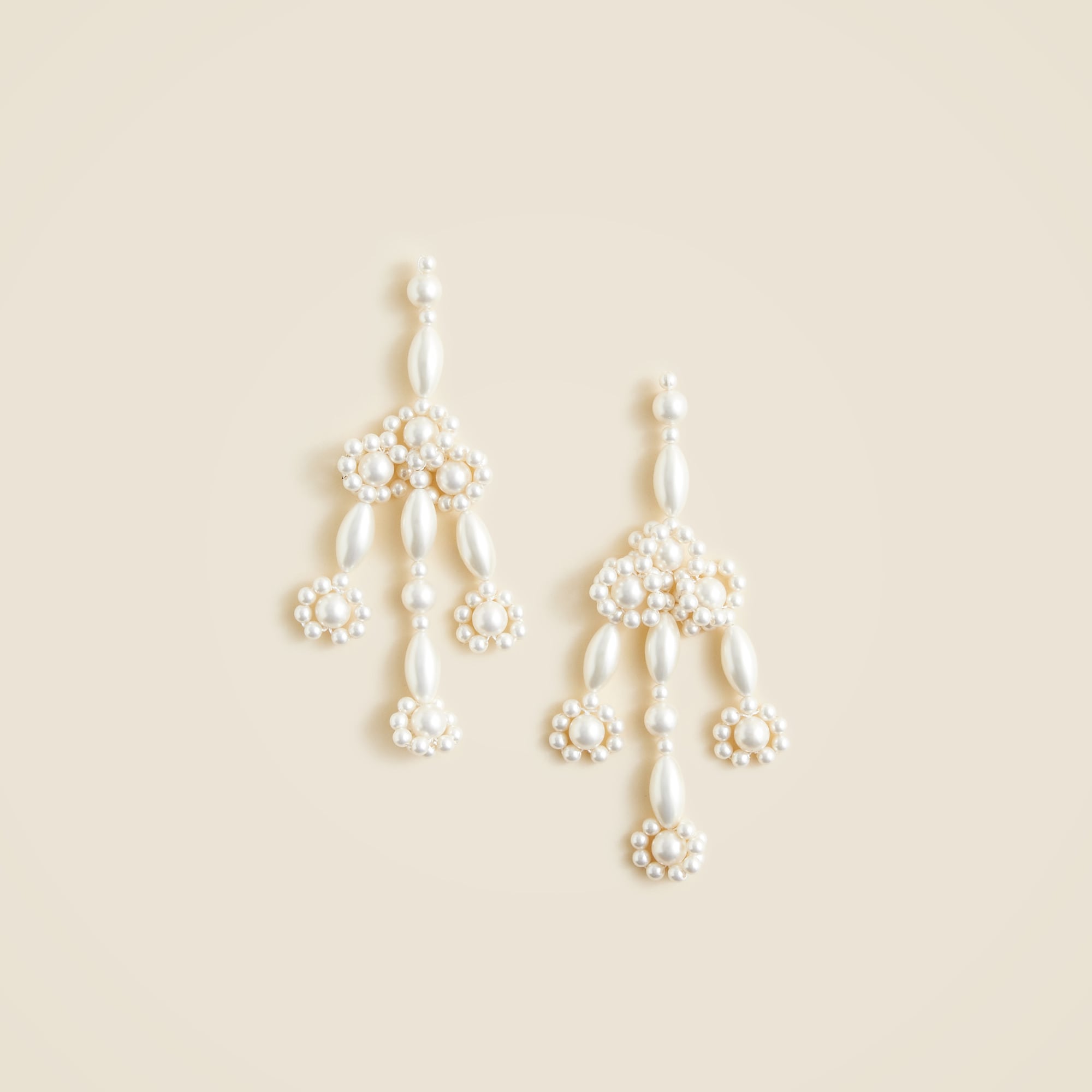 Beaded chandelier earrings