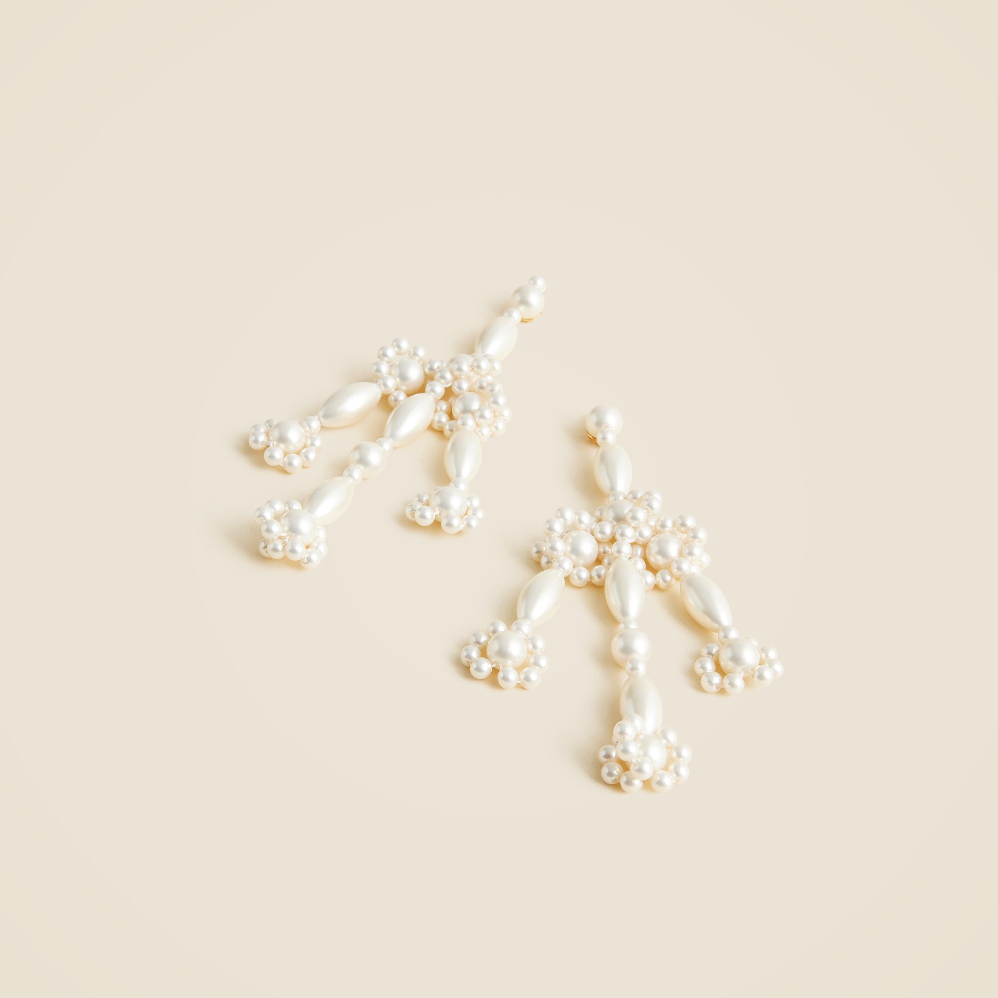 Beaded chandelier earrings