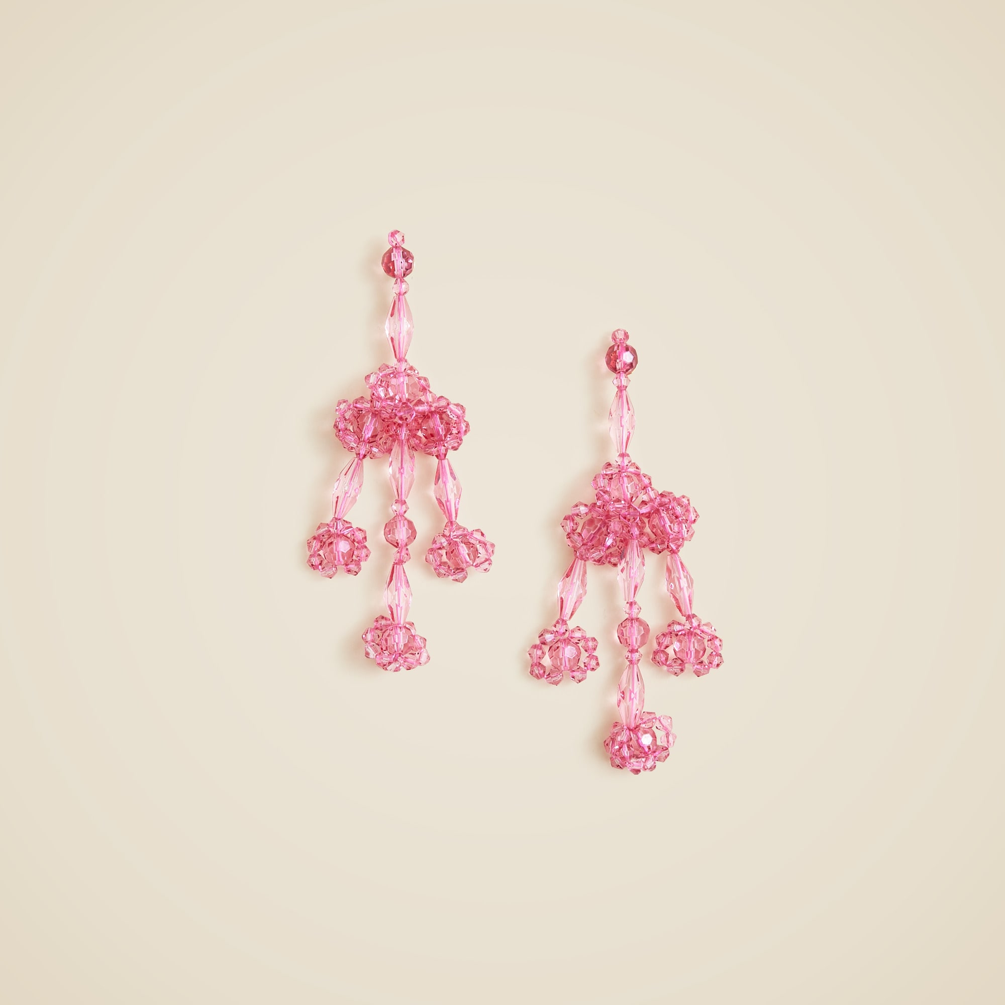 Beaded chandelier earrings