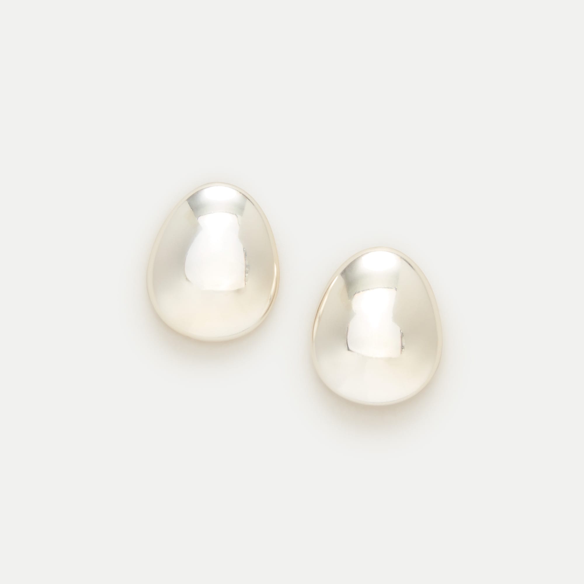 Sculptural orb stud earrings