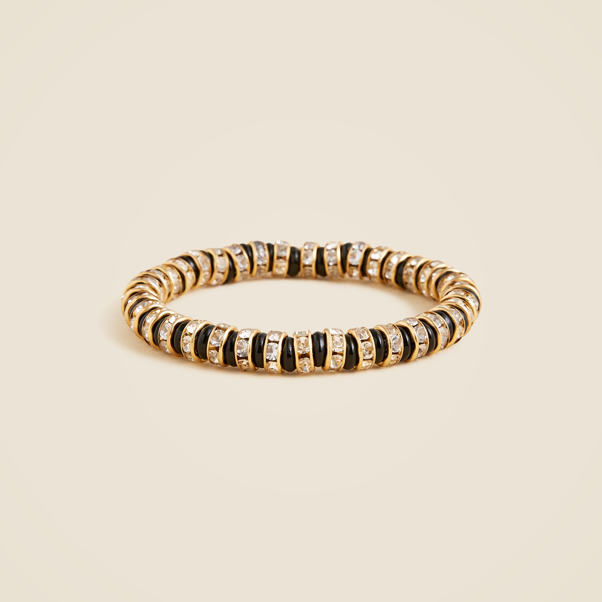 womens Striped crystal bracelet