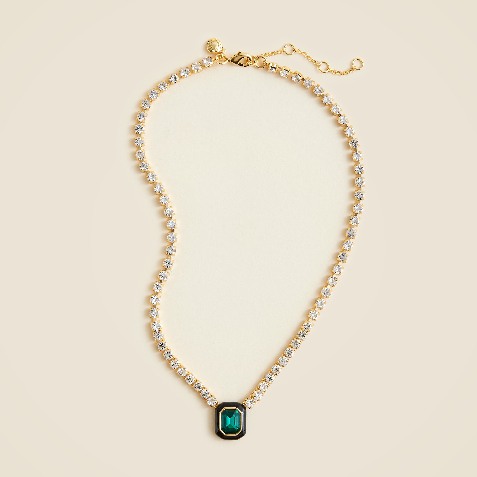 Cupchain gemstone pendant necklace