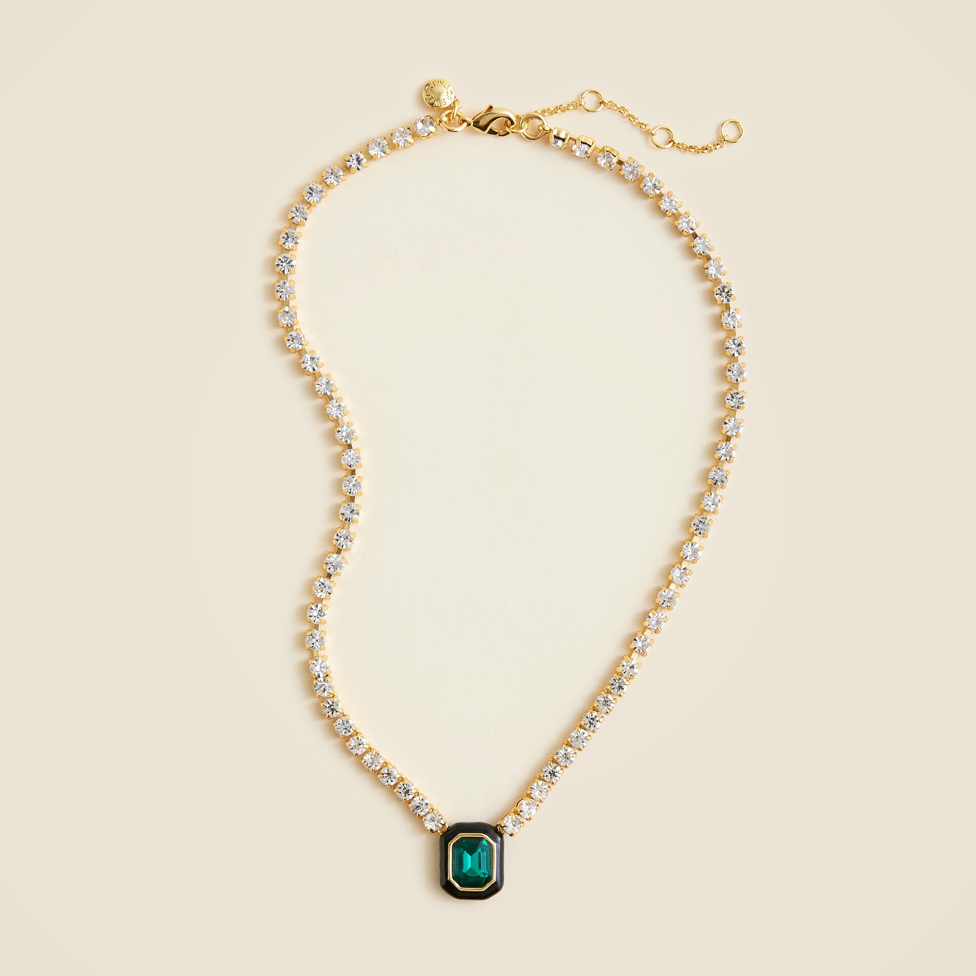 Cupchain gemstone pendant necklace