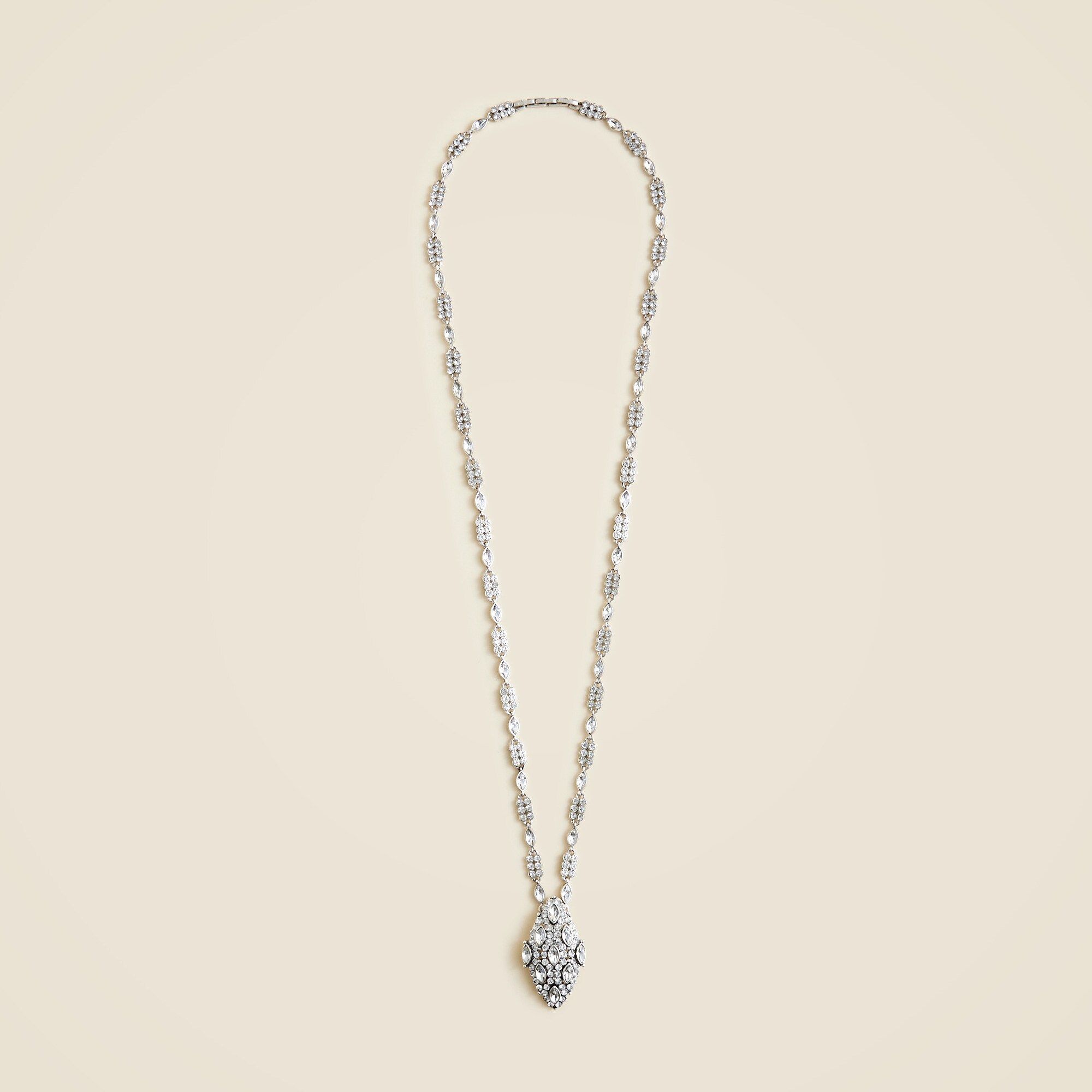 Crystal pendant necklace