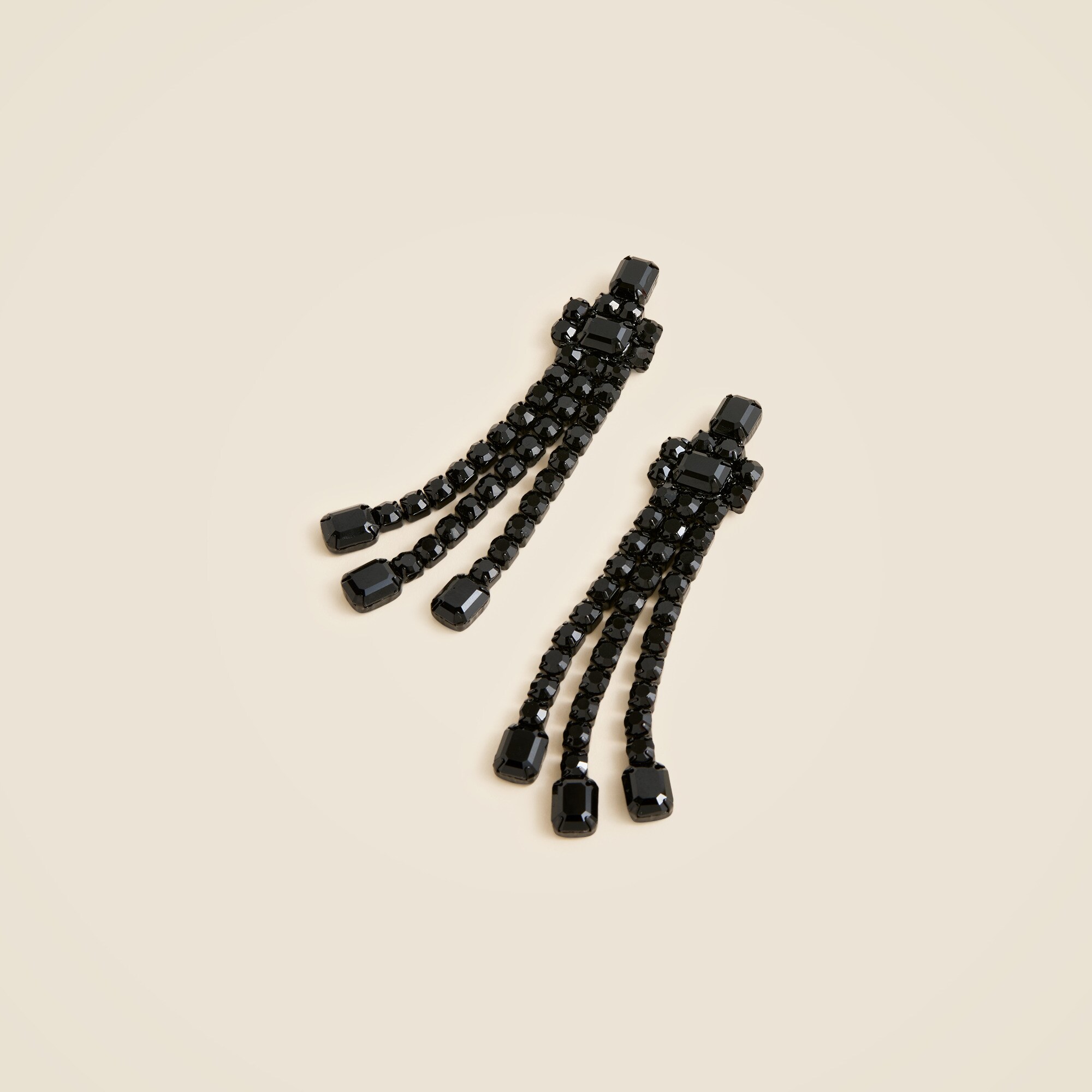 Beaded tassel earrings