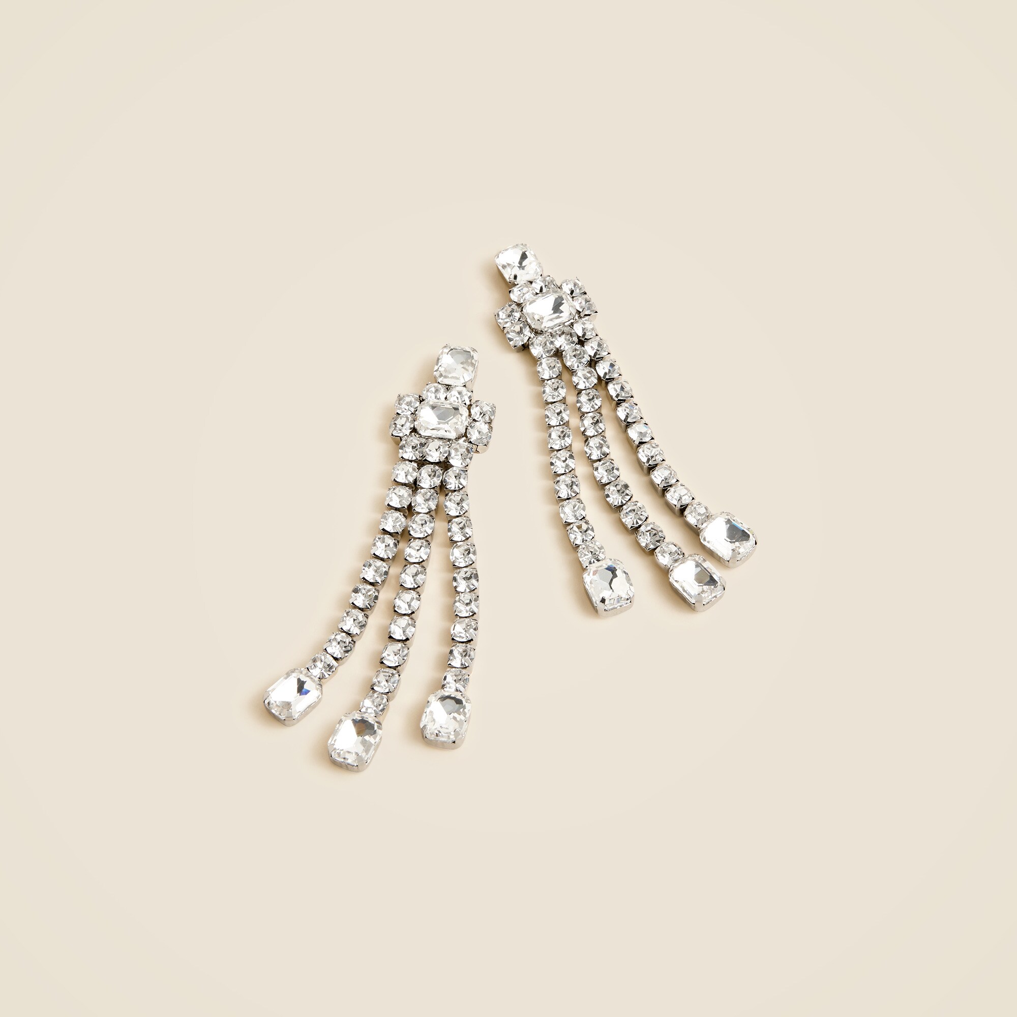 Beaded tassel earrings