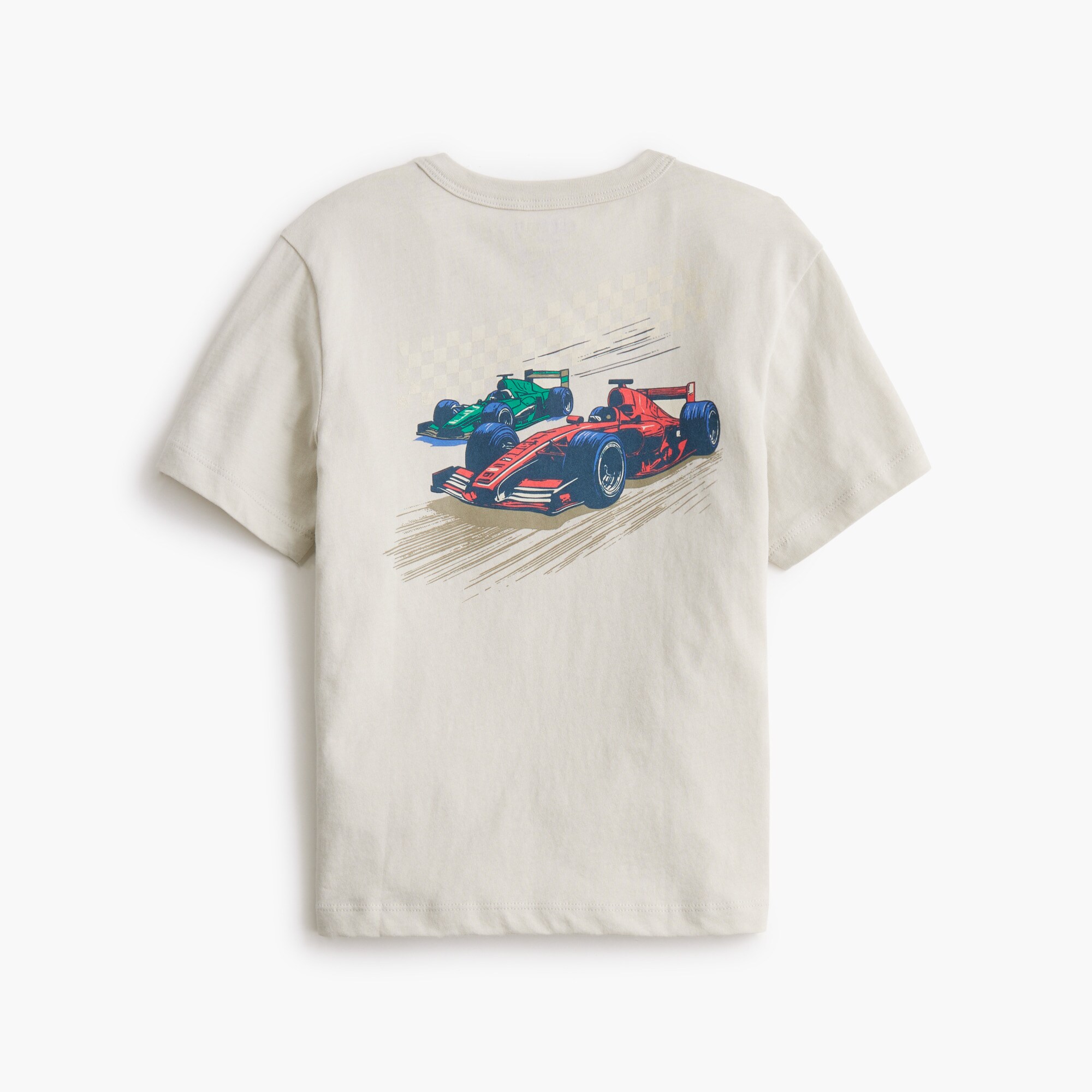 Boys' race car graphic tee