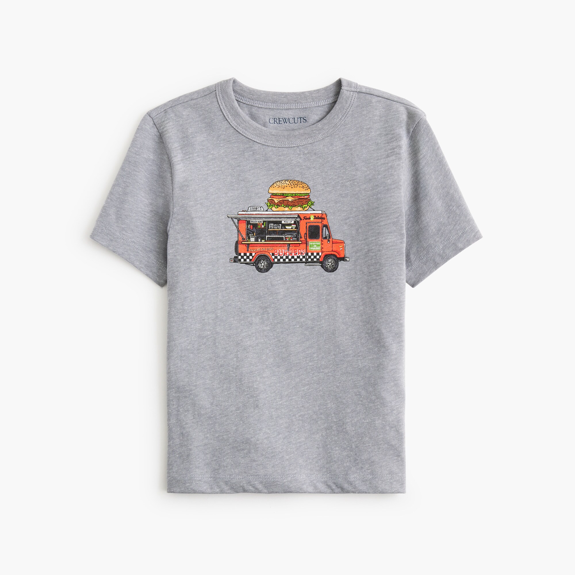 boys' burger food truck graphic tee for boys