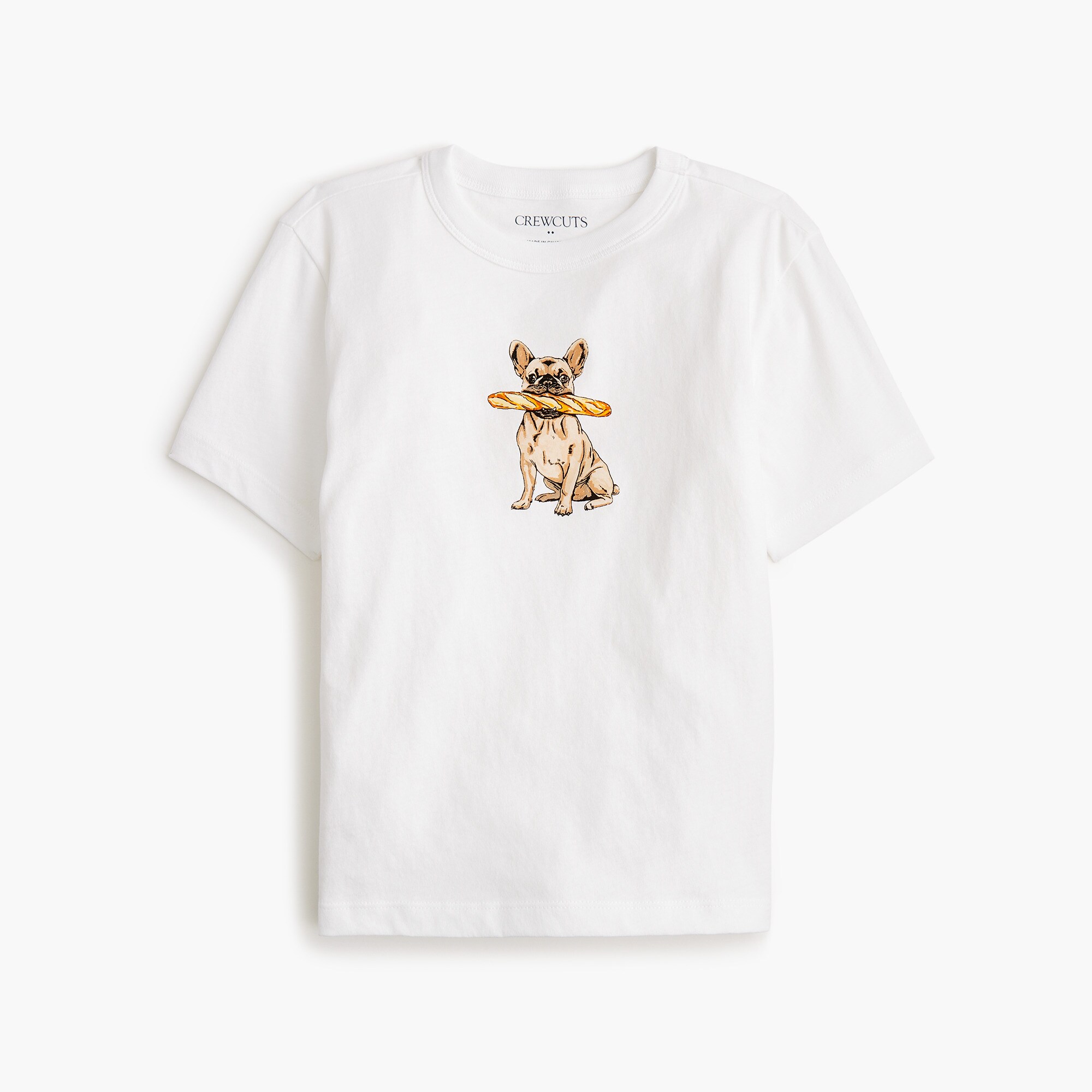boys Boys' French bulldog graphic tee