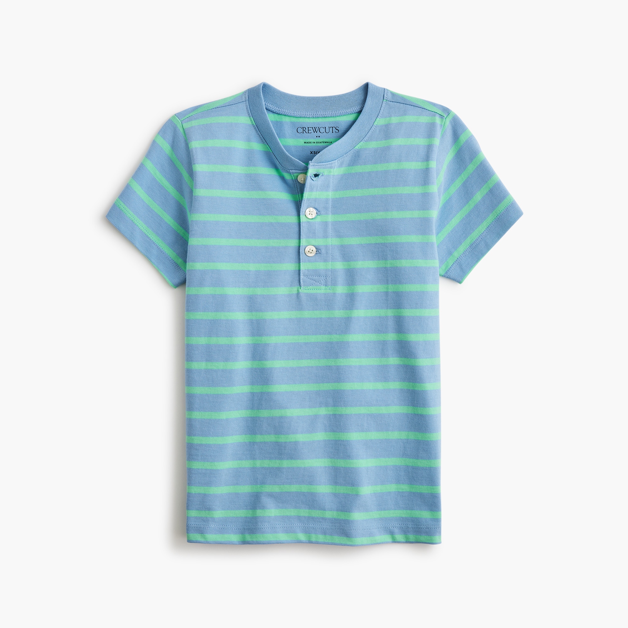 Boys' striped henley tee