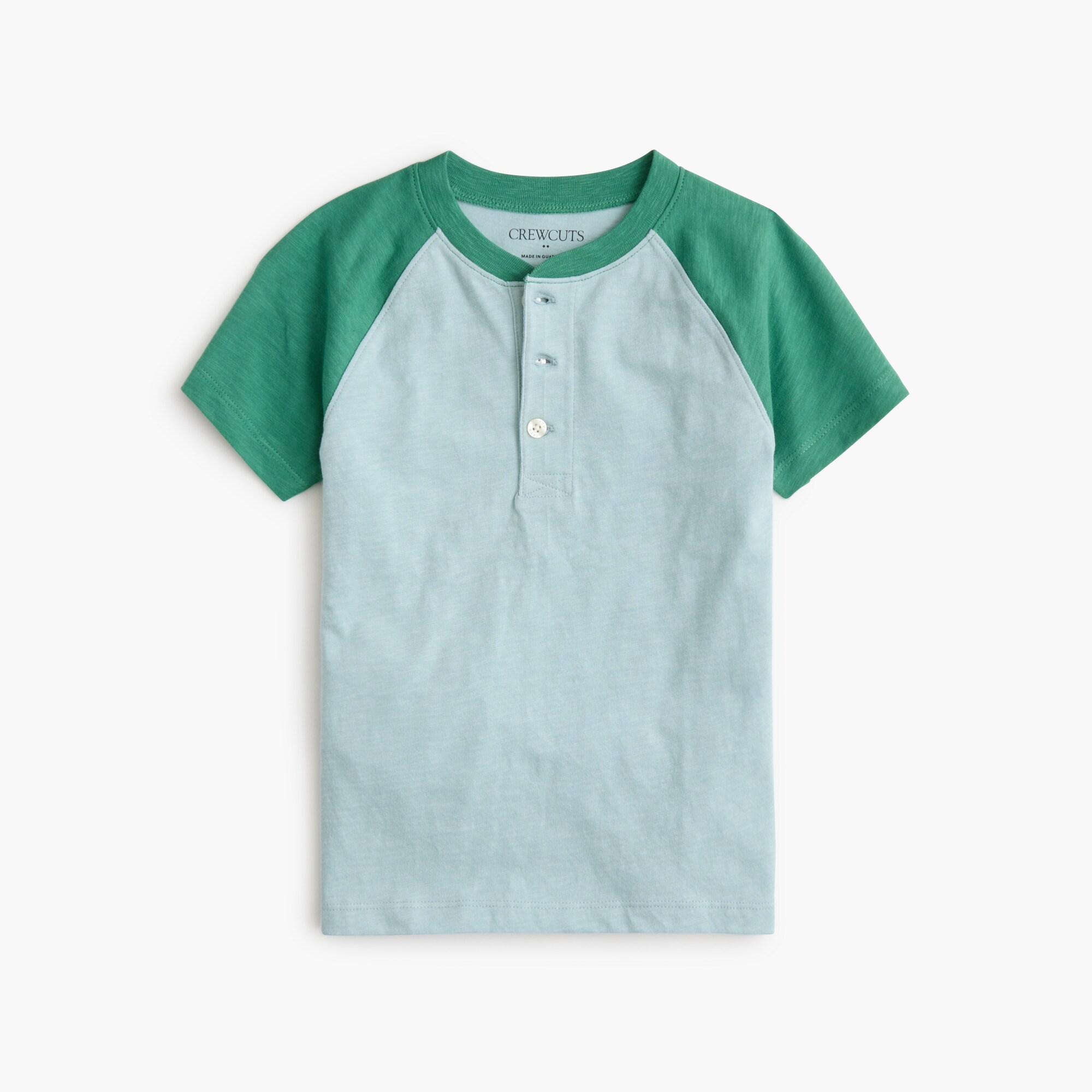 Boys' colorblock henley tee