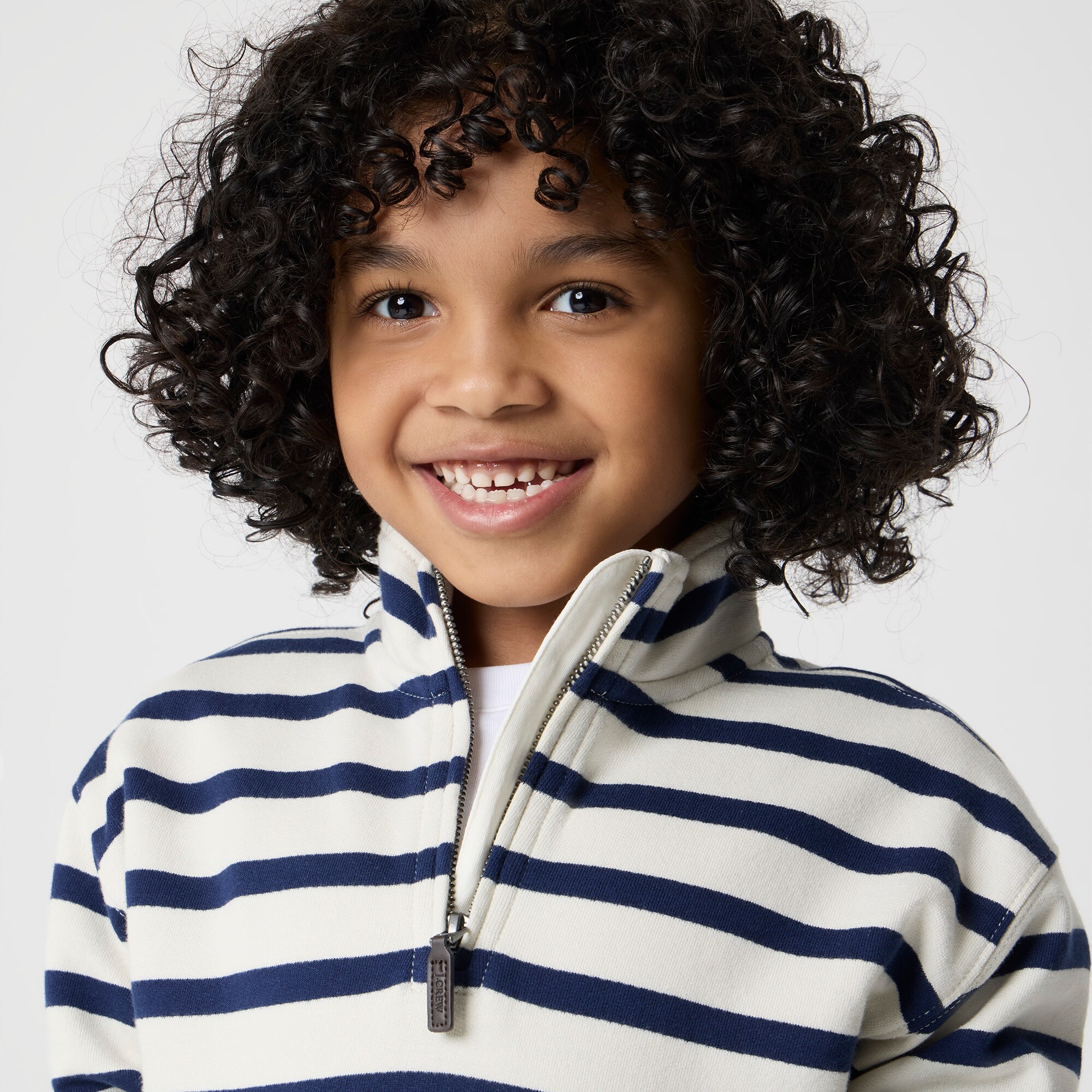 Boys' nautical quarter-zip
