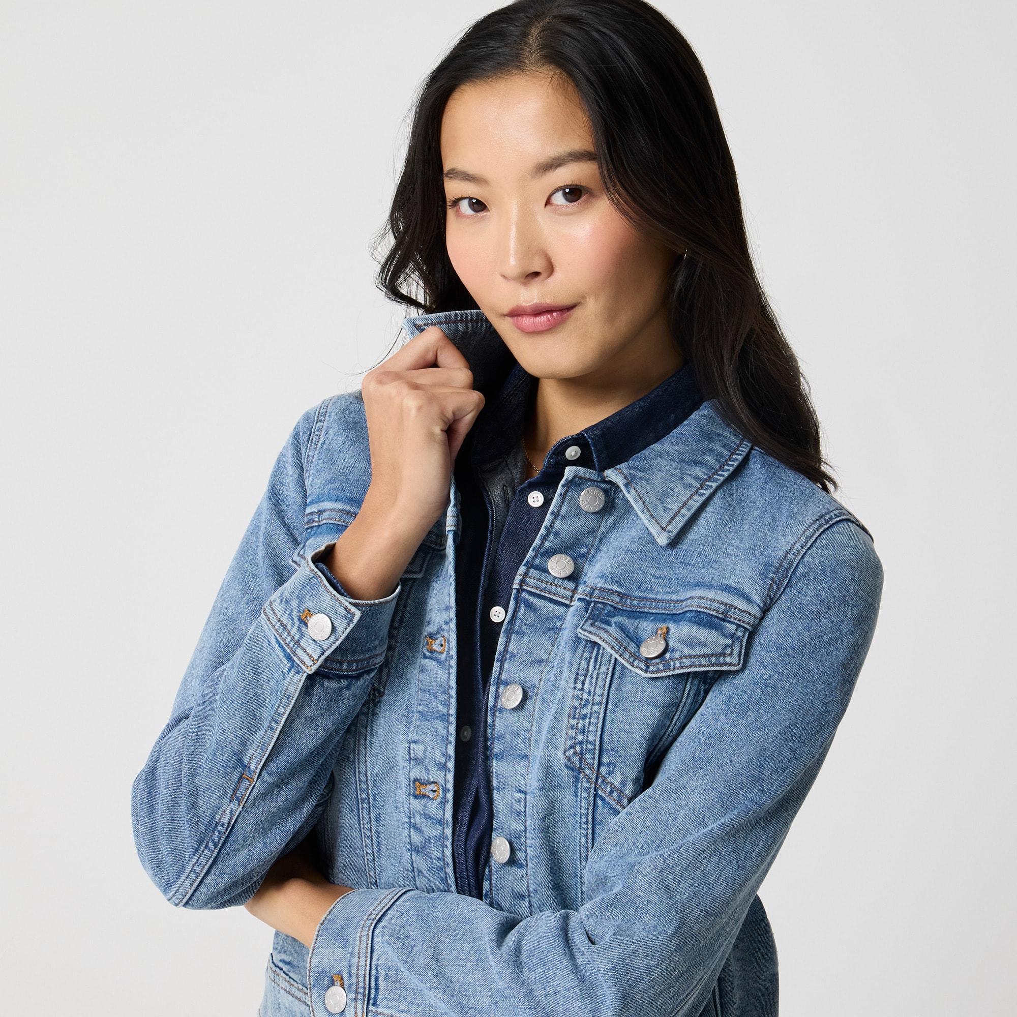 Classic denim jacket - image 2