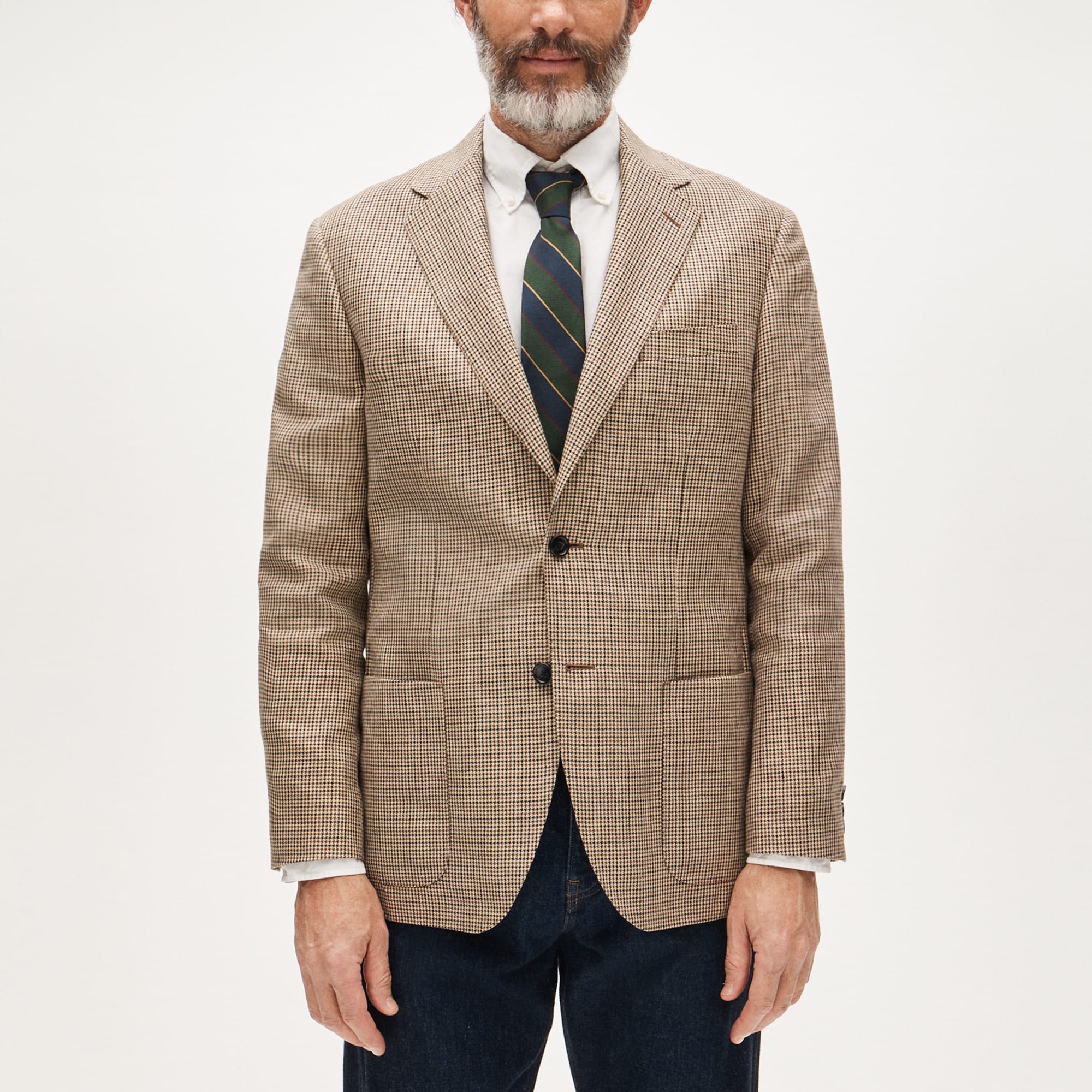 Sportcoat in English linen-wool blend