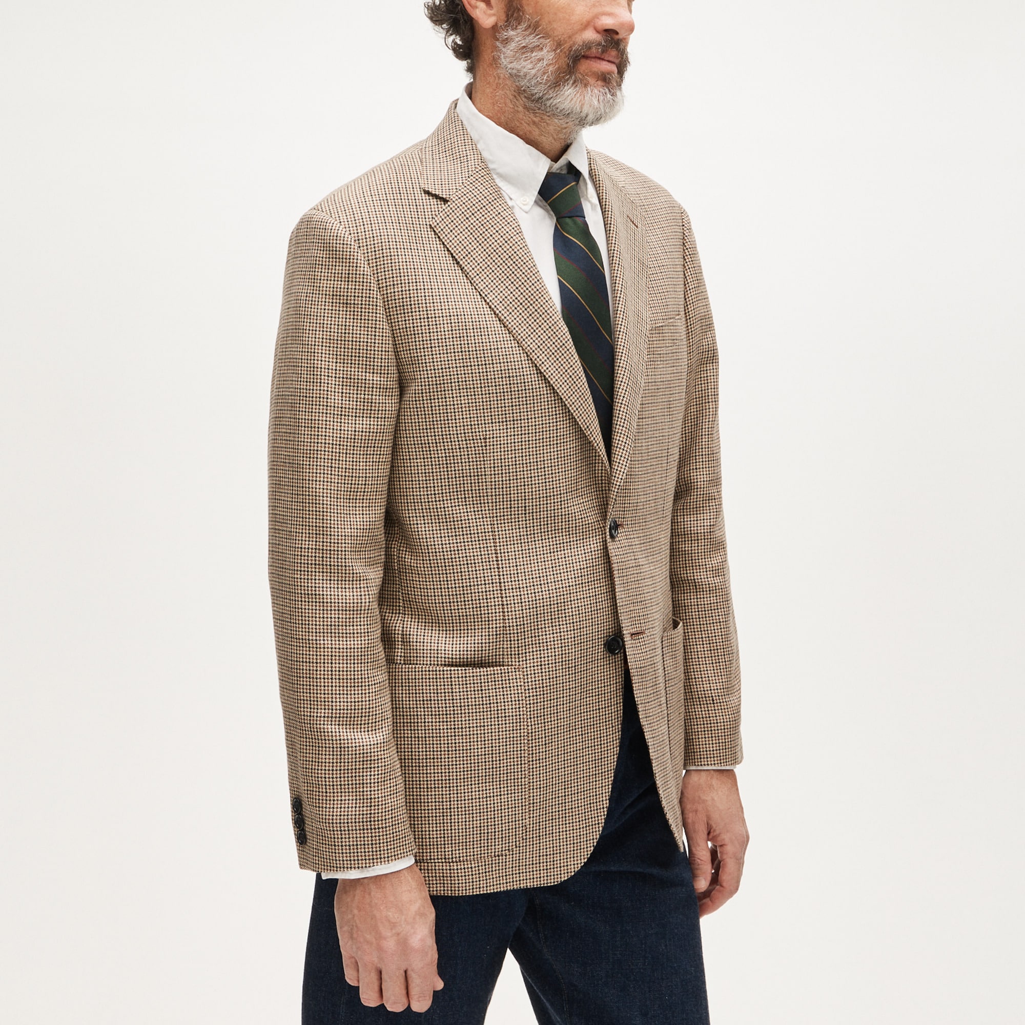 Sportcoat in English linen-wool blend