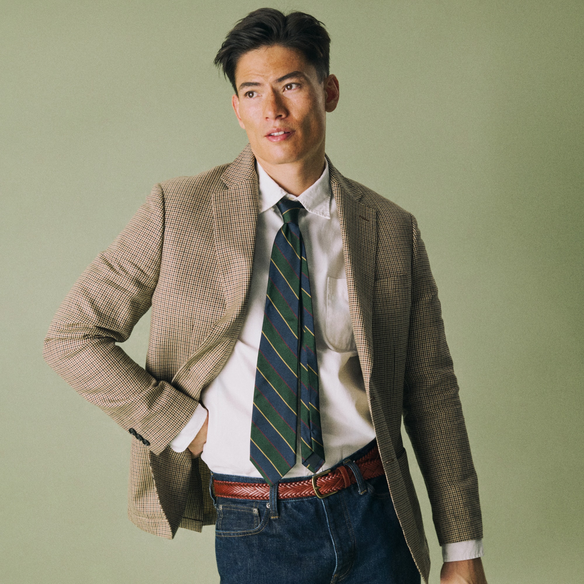  Sportcoat in English linen-wool blend