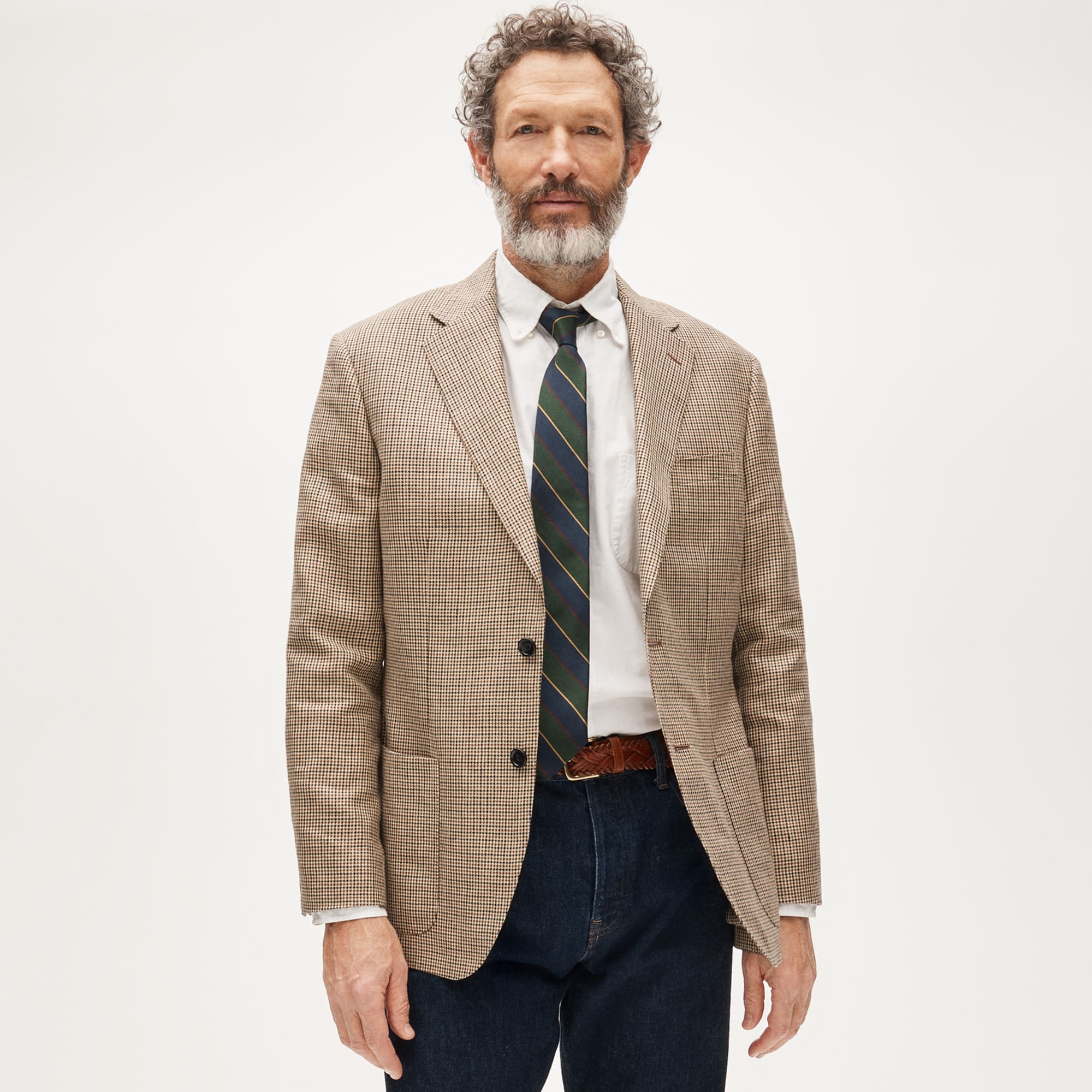 Sportcoat in English linen-wool blend