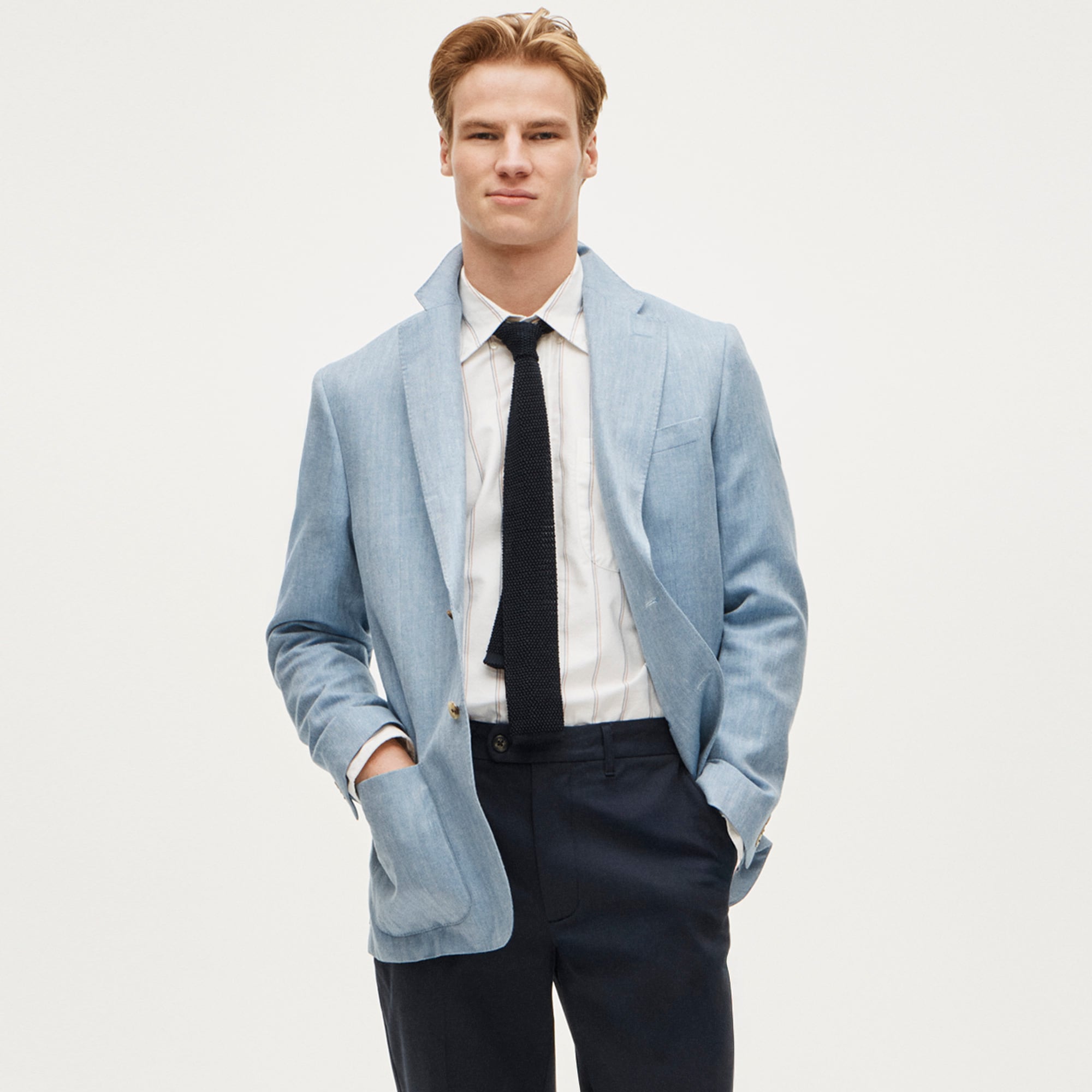 Sportcoat in English linen-wool blend
