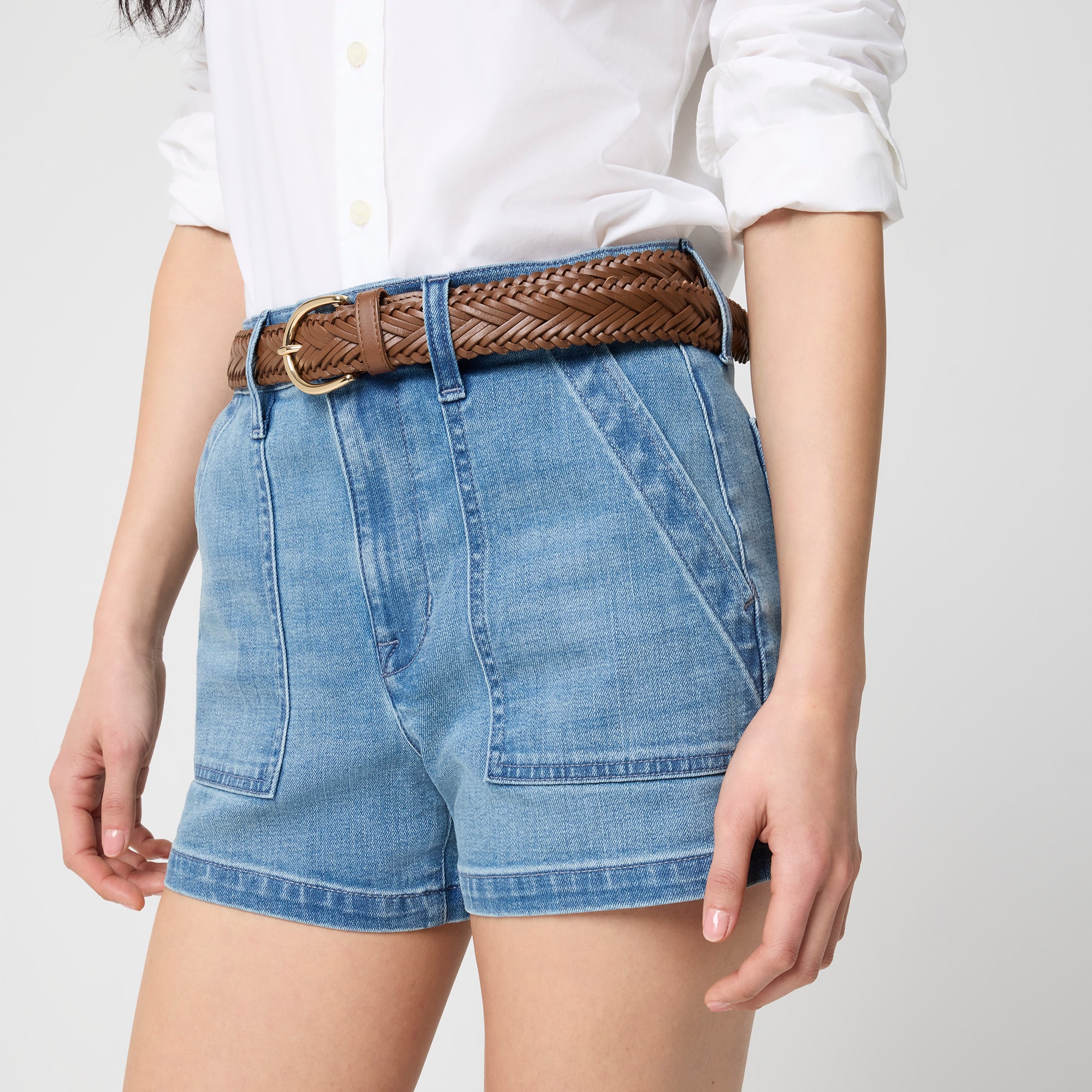 Utility denim short - image 2