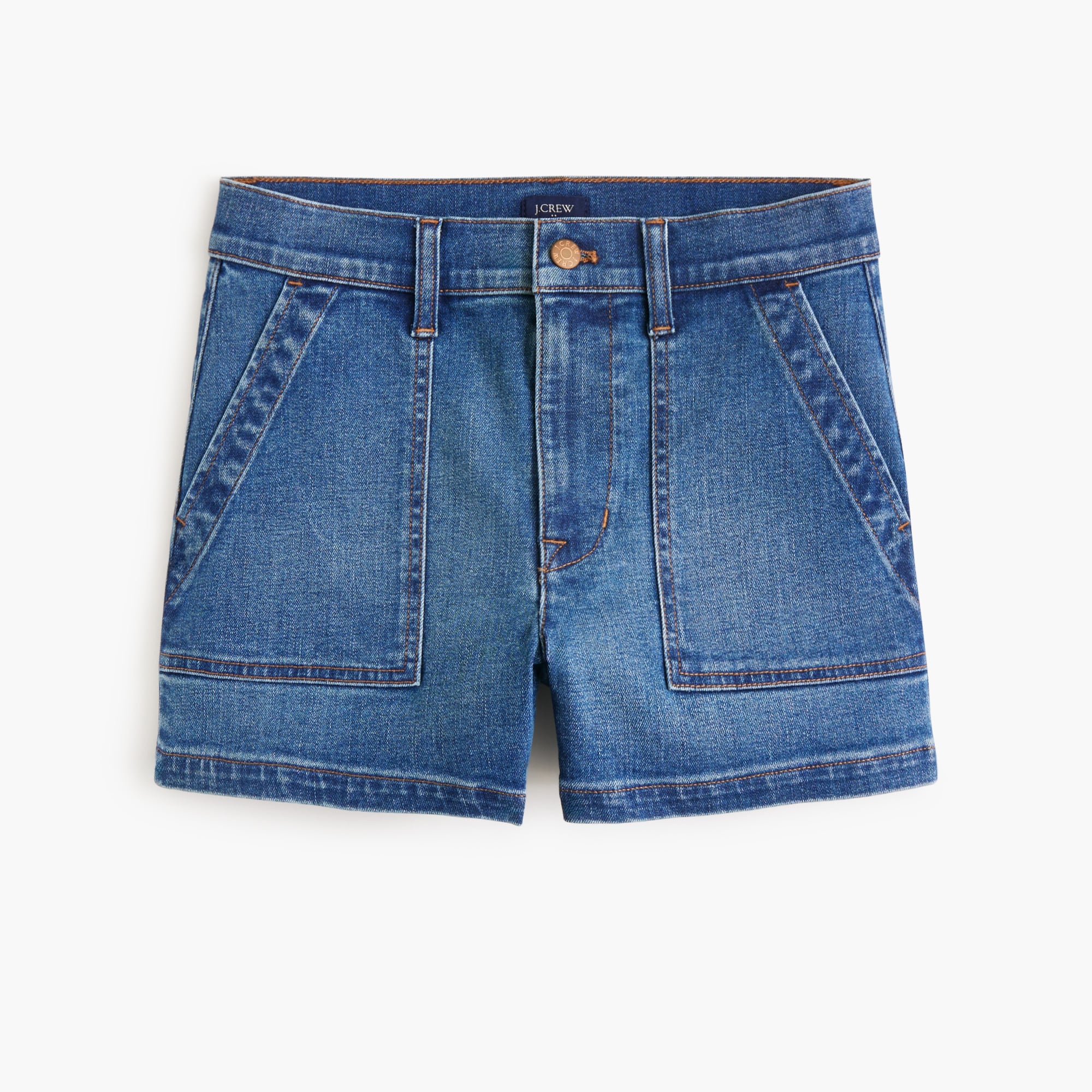 utility denim short