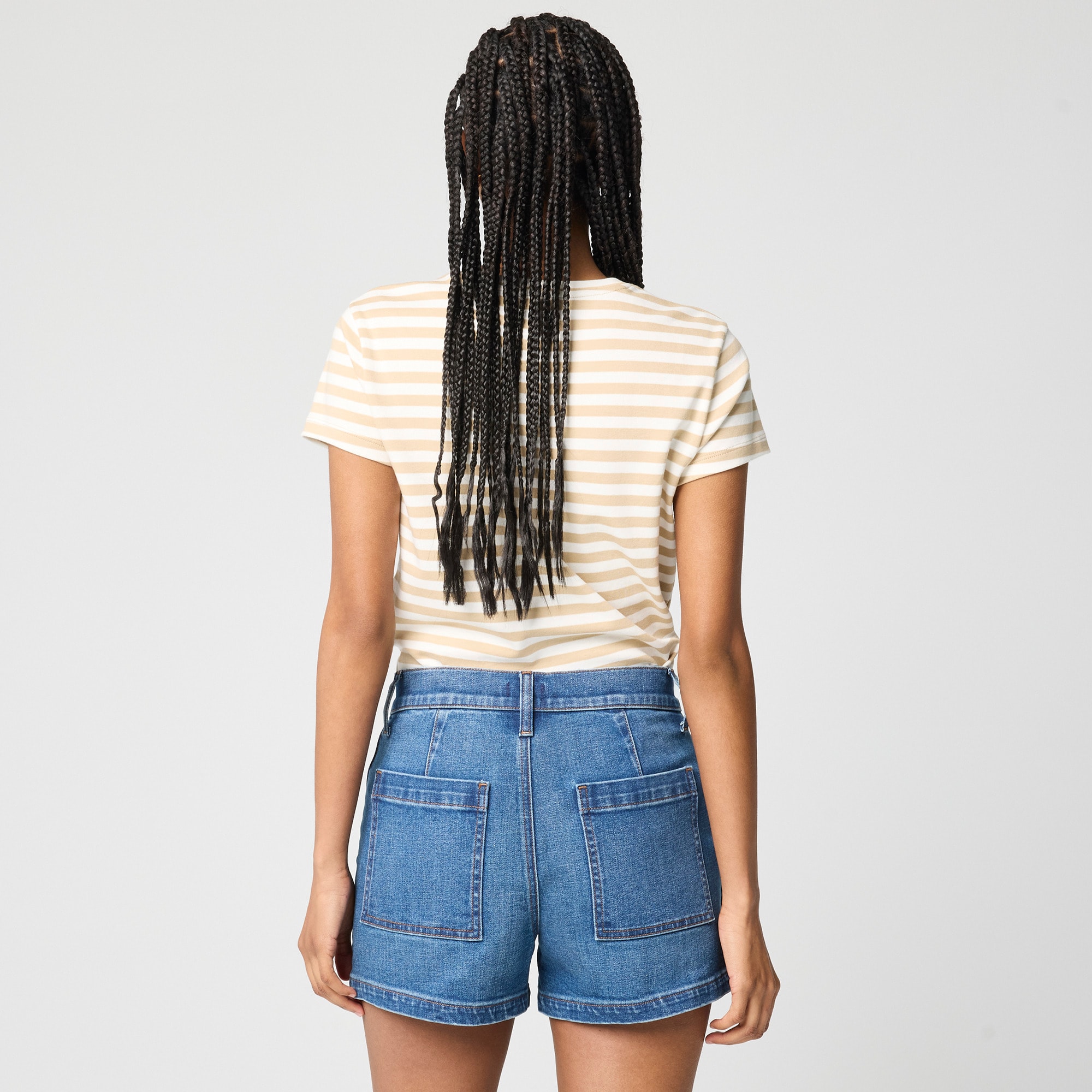 Utility denim short
