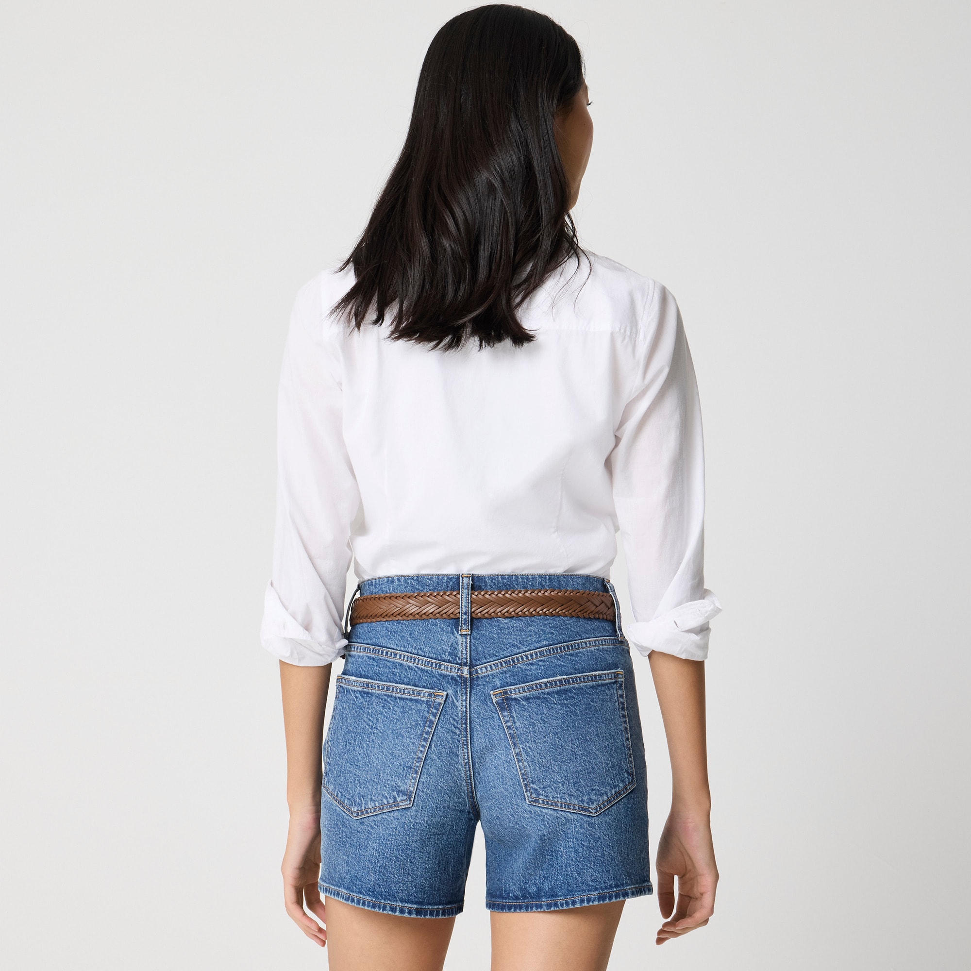 Mid-rise modern denim short - image 3