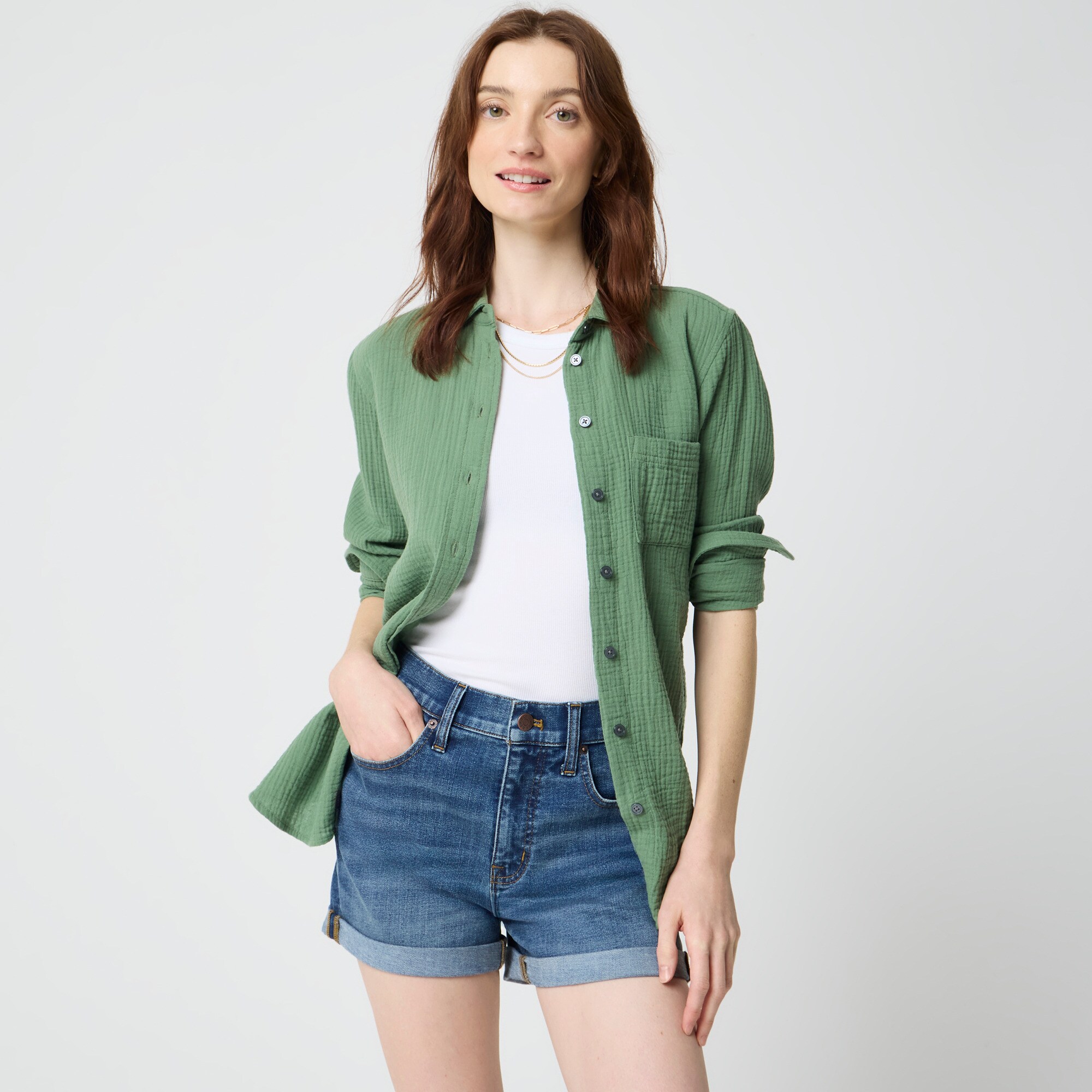  Classic denim short