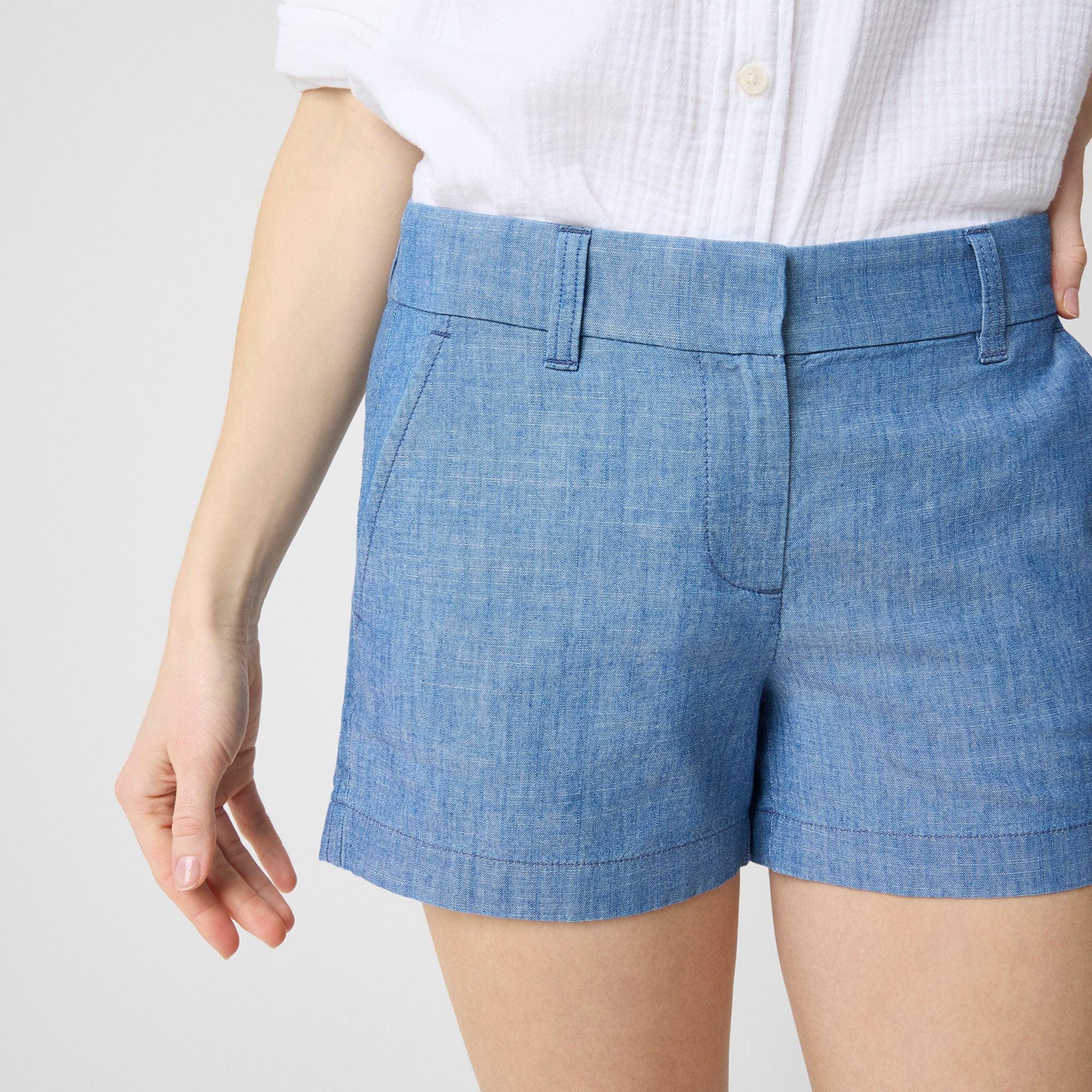 3.5" chambray short - image 2