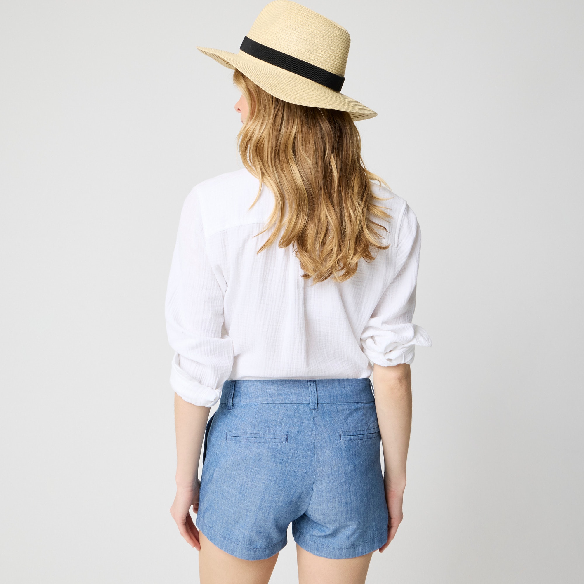 3.5" chambray short - image 3