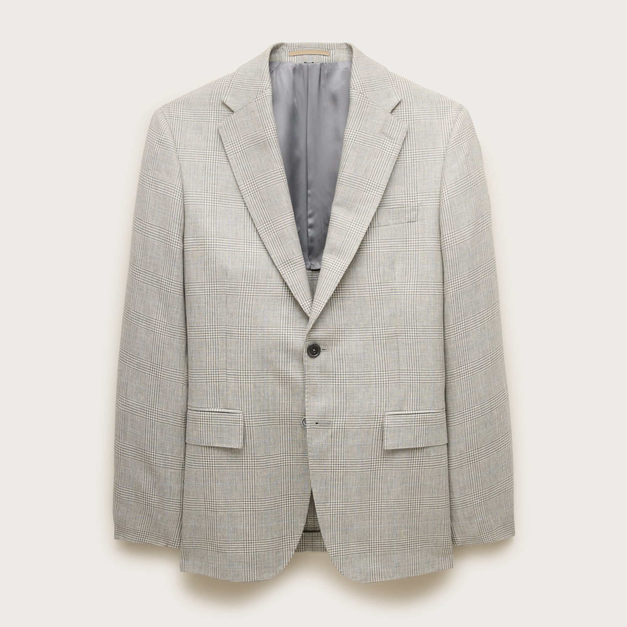 Crosby Classic-fit Suit Jacket In English Wool-linen Blend For Men