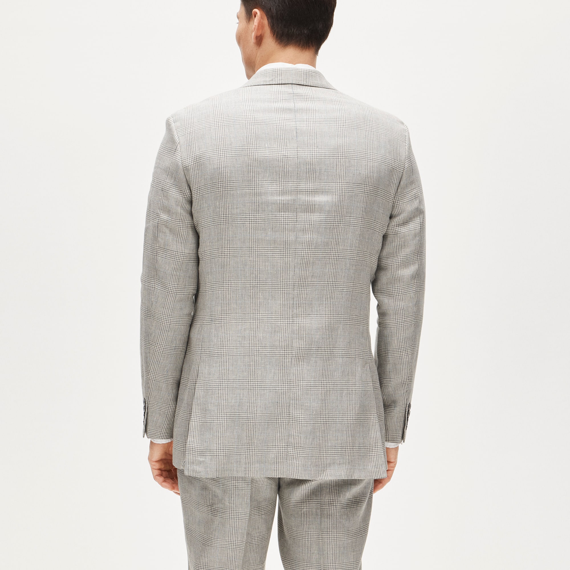Crosby Classic-fit suit jacket in English wool-linen blend