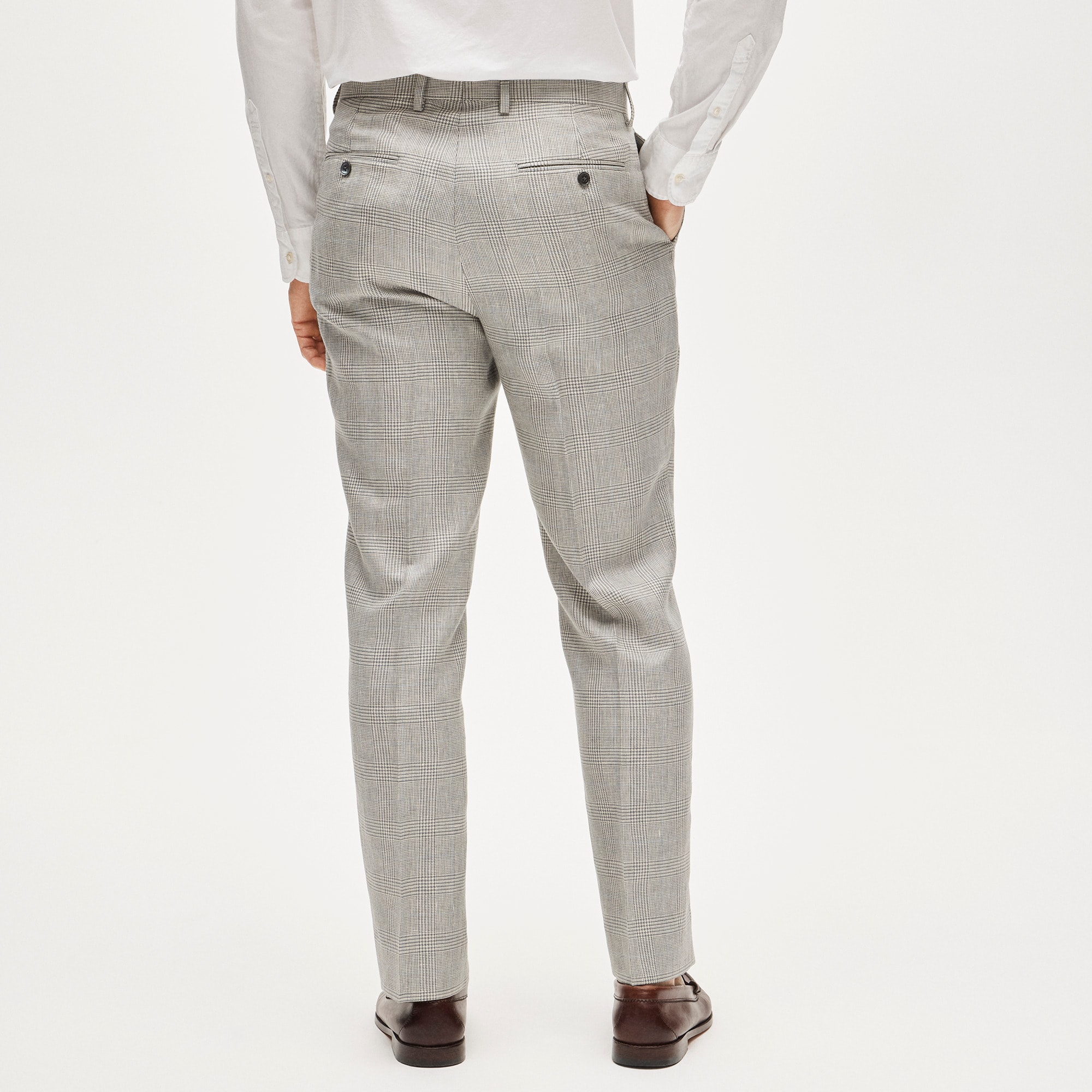 メンズウェア BRIEFING HOL MENS WOOL GAUZE CREW NECK Crosby Classic-fit Suit Pant In English Wool-linen Blend For Men