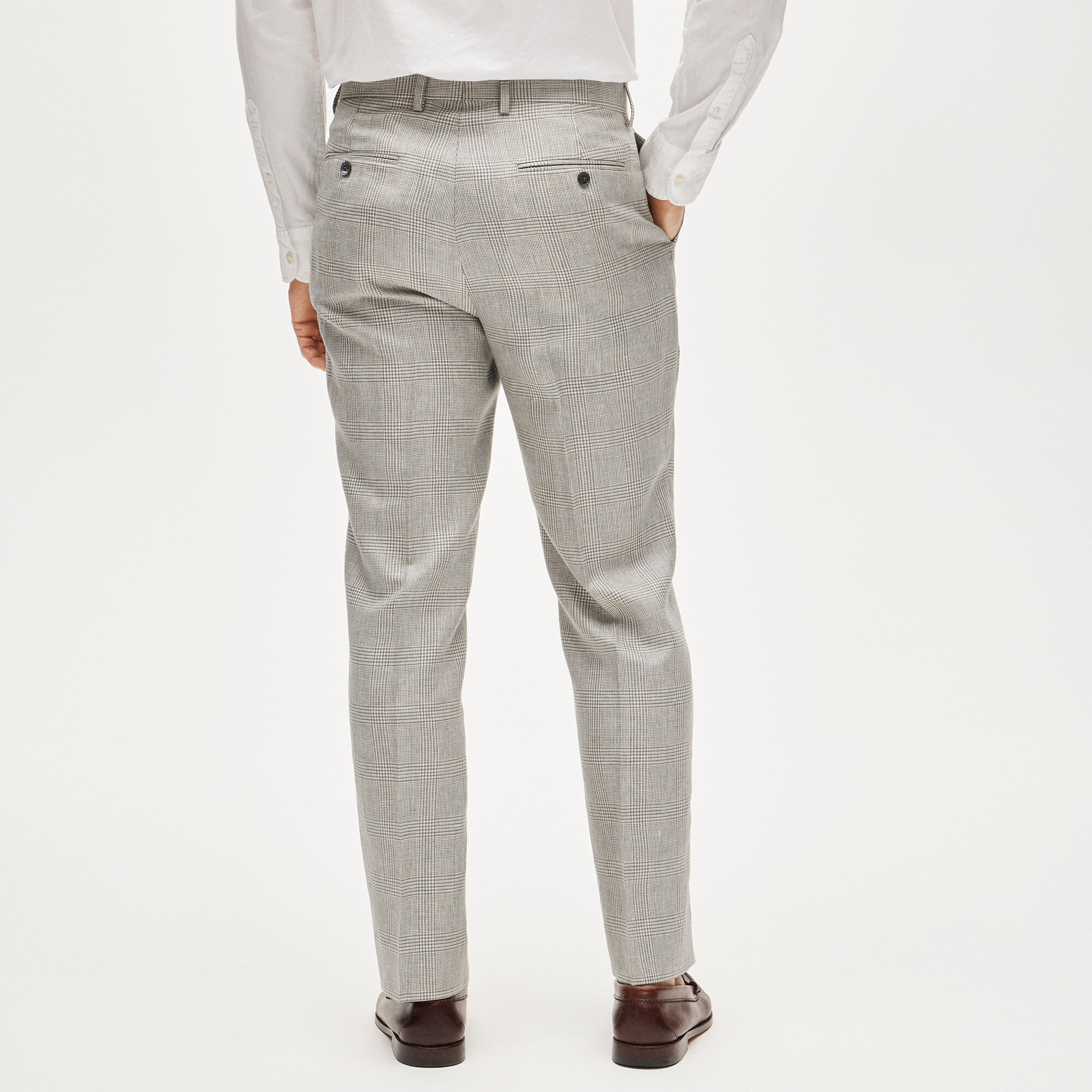 Crosby Classic-fit suit pant in English wool-linen blend