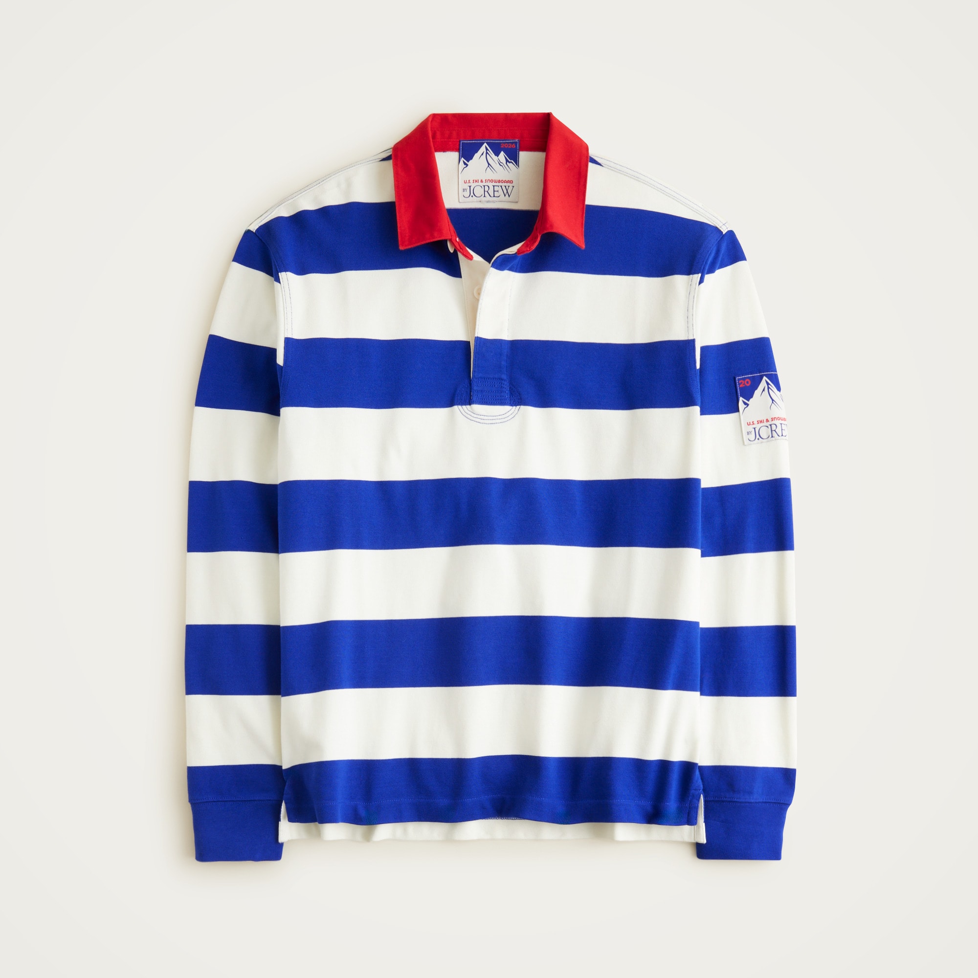 mens U.S. Ski &amp; Snowboard by J.Crew rugby shirt in stripe