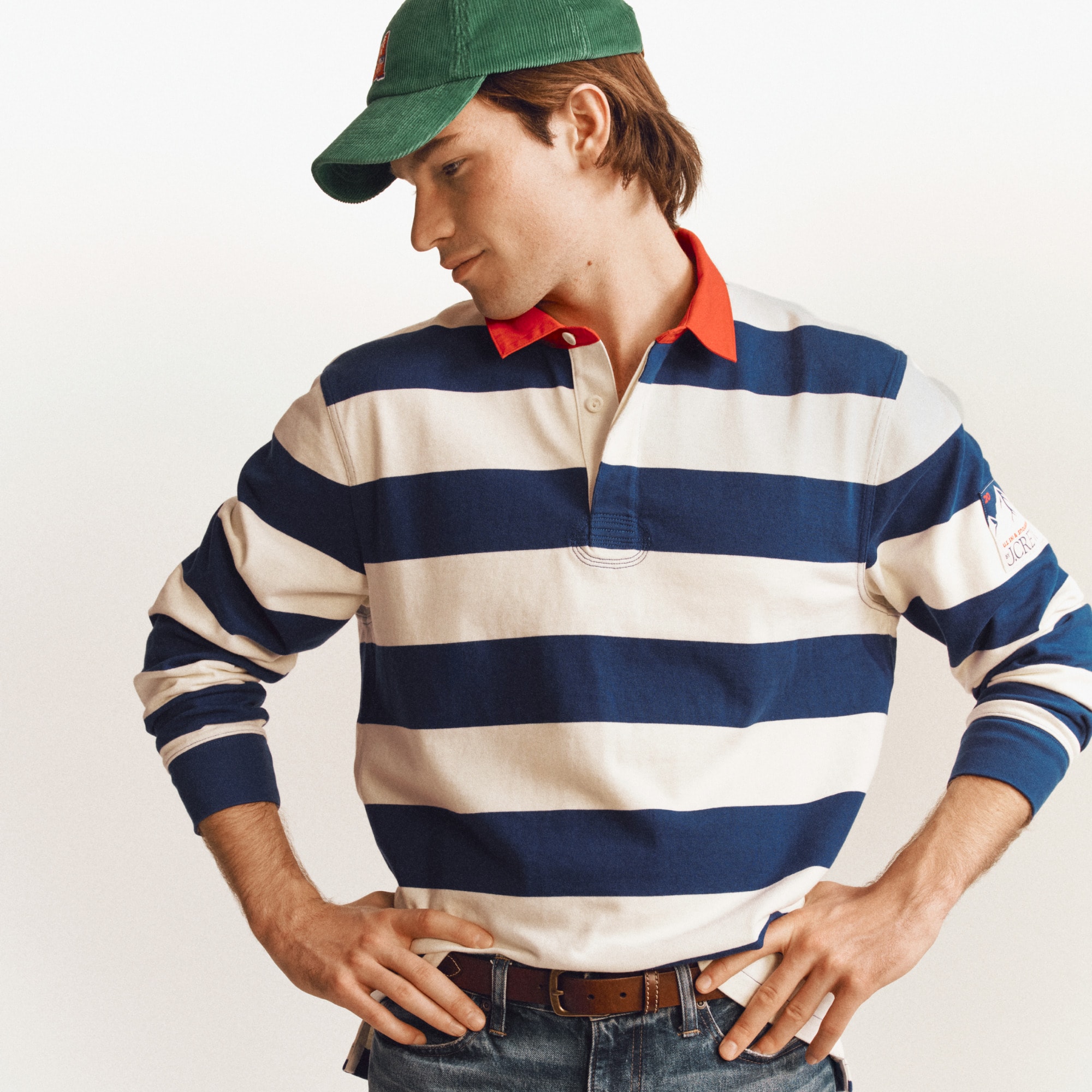 U.S. Ski & Snowboard By J.Crew Rugby Shirt In Stripe For Men | J.Crew