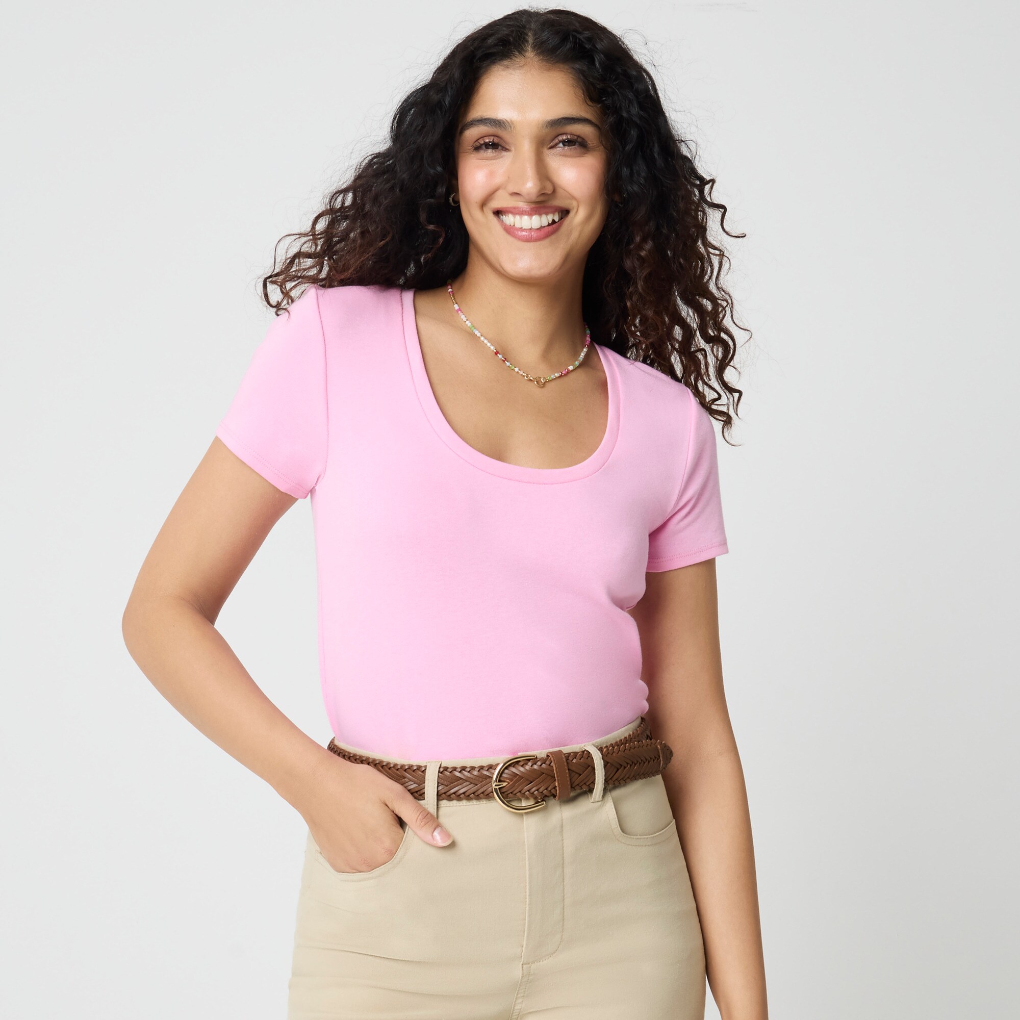 Scoopneck everyday tee