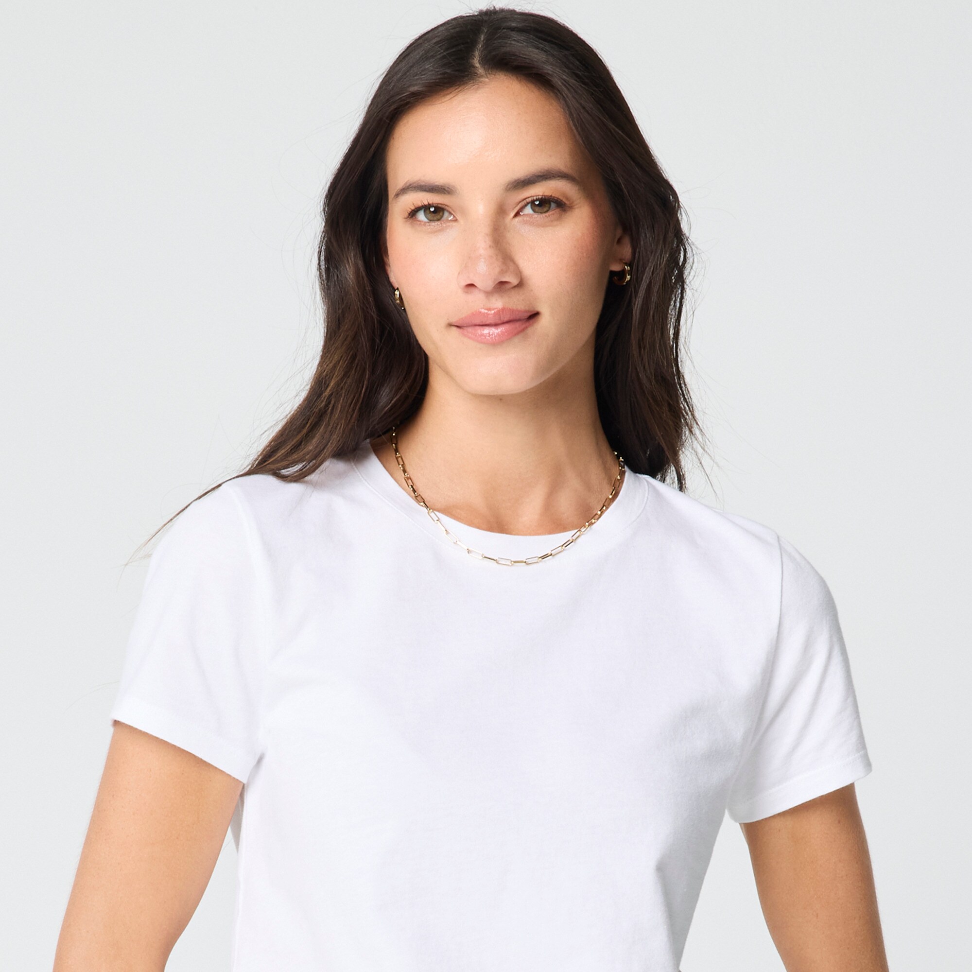 Jersey crewneck tee