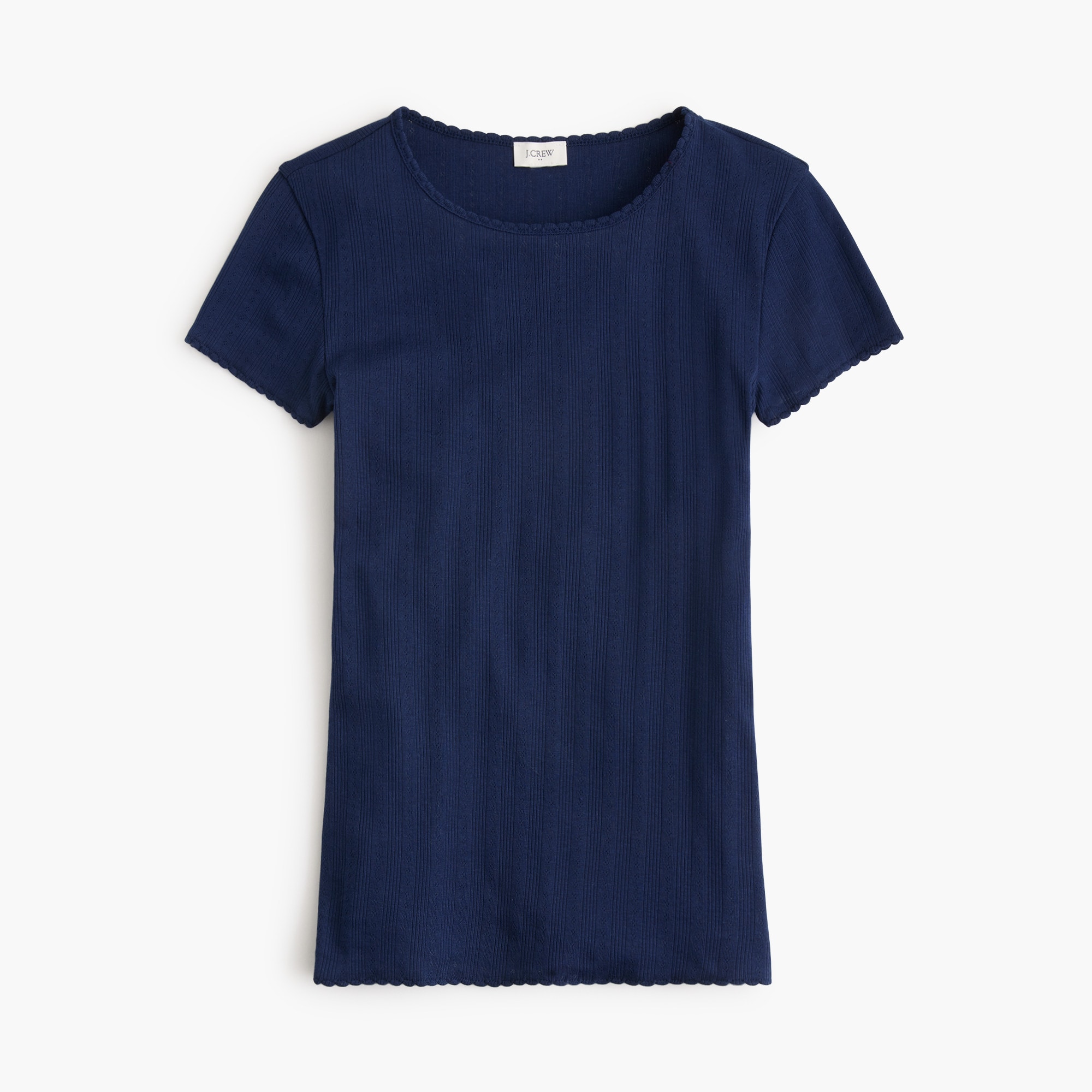 Pointelle tee