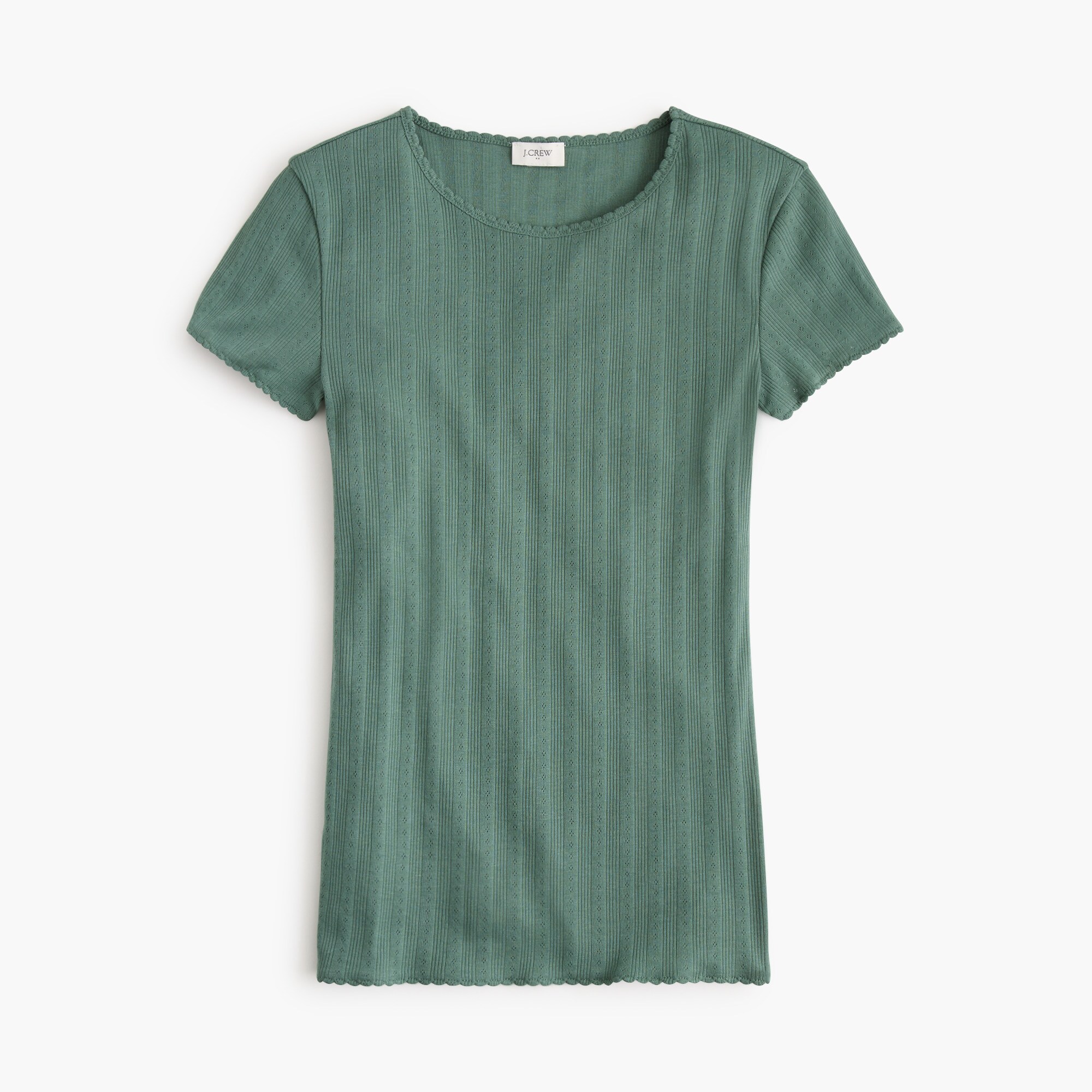 Pointelle tee