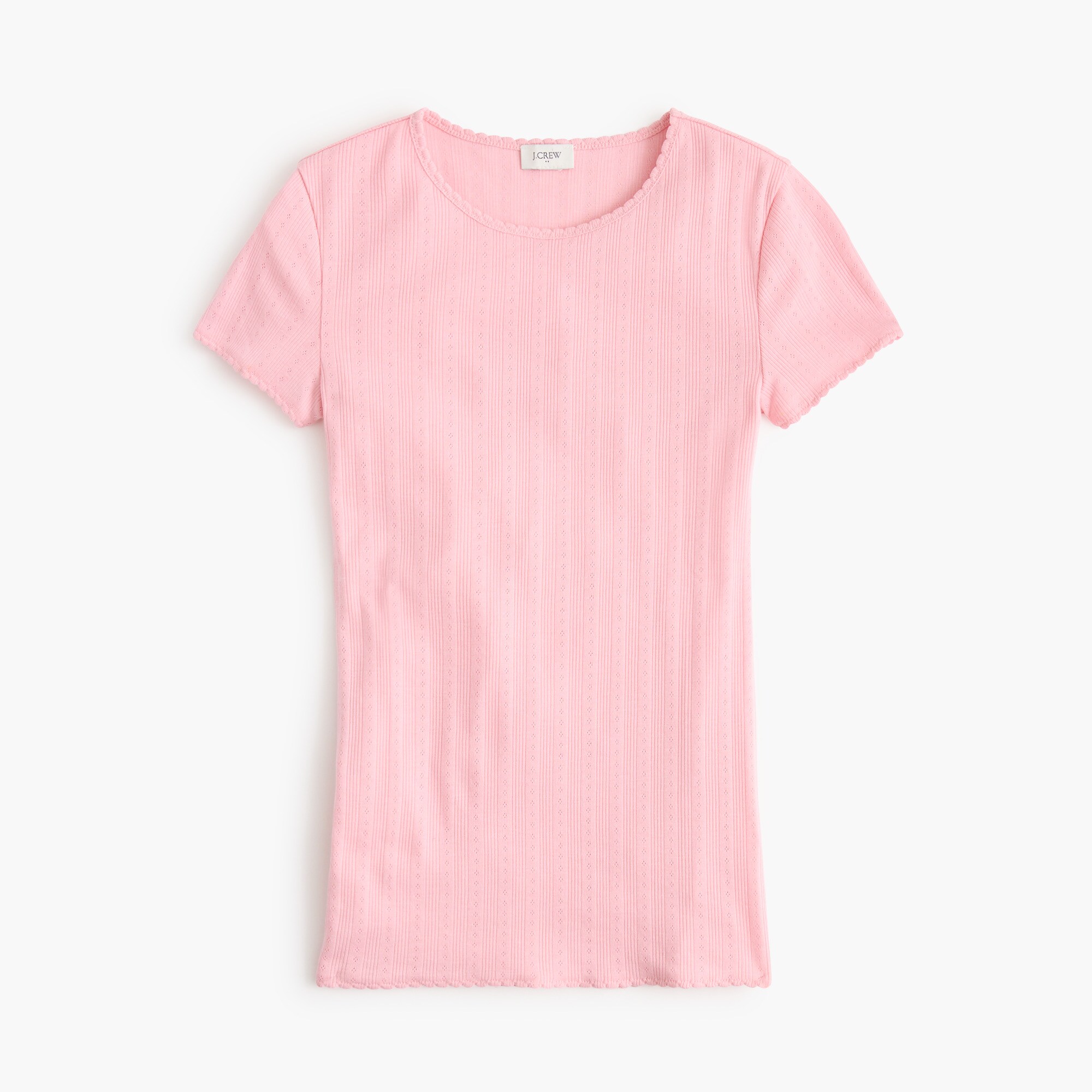 Pointelle tee